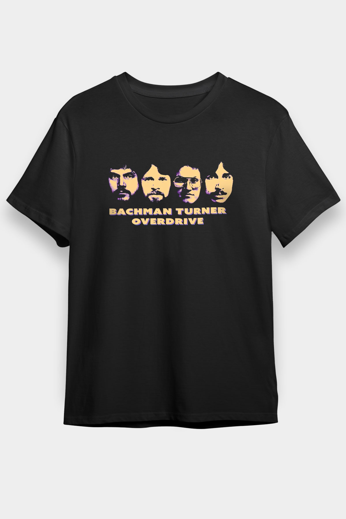 Bachman-Turner Overdrive Siyah Unisex Tişört T-Shirt - TişörtFabrikası