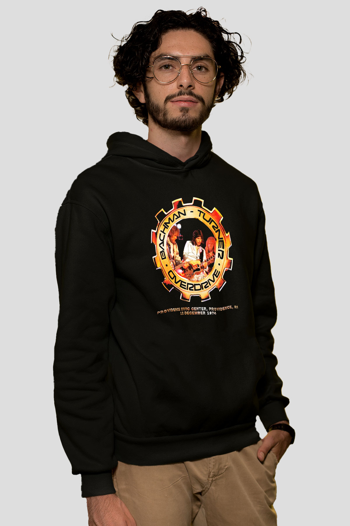 Bachman-Turner Overdrive Siyah Unisex Hoodie