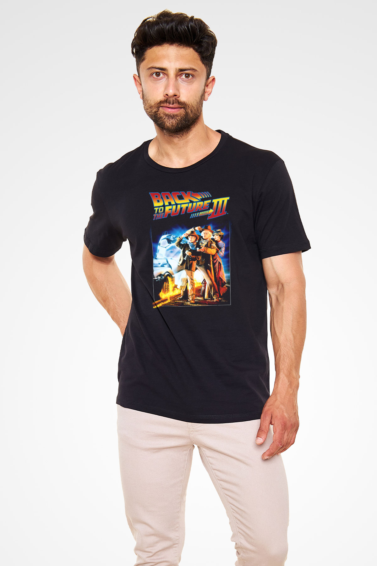 Back to the Future Geleceğe Dönüş Siyah Unisex Tişört T-Shirt