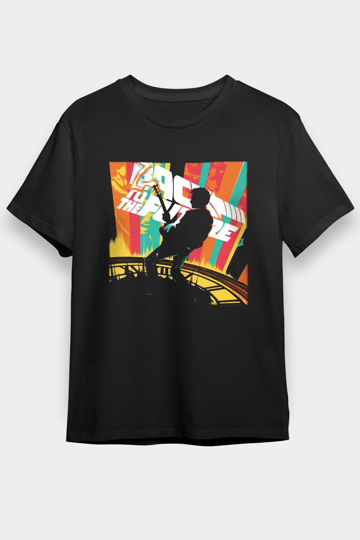 Back to the future Geleceğe Dönüş Siyah Unisex Tişört