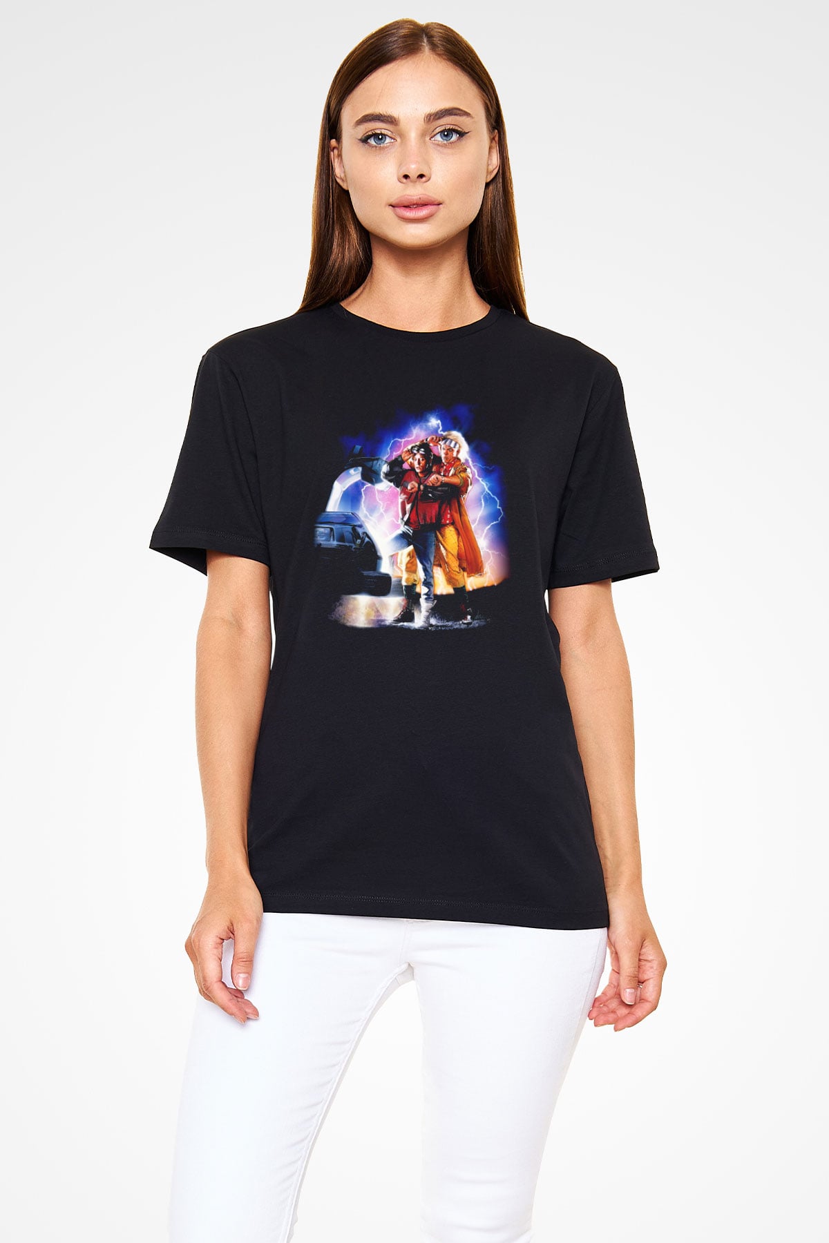 Back to the future Geleceğe Dönüş Siyah Unisex Tişört