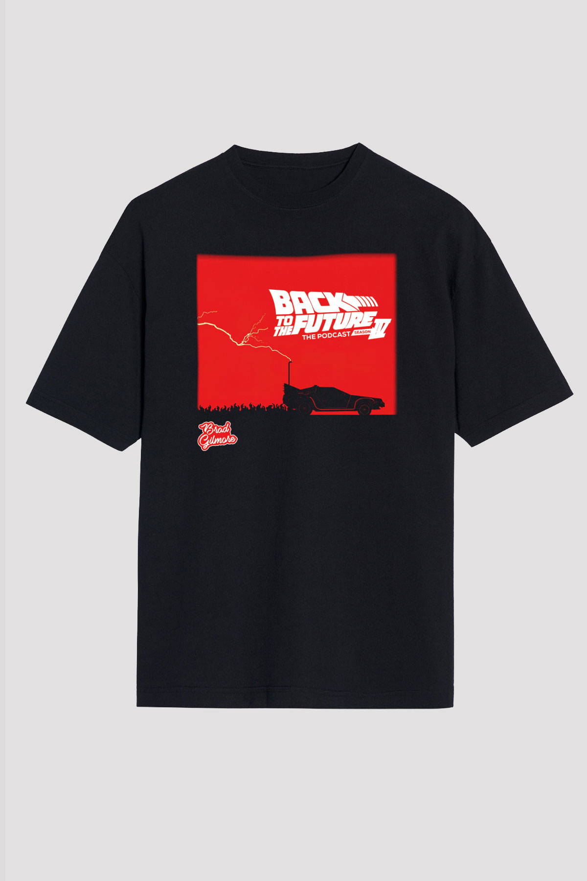 Back to the future Geleceğe Dönüş Siyah Unisex Oversize Tişört