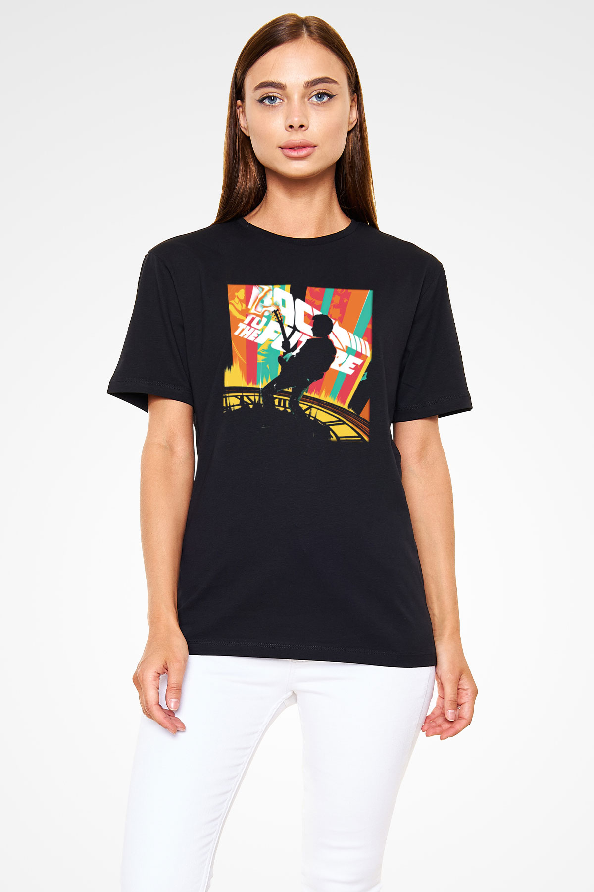 Back to the future Geleceğe Dönüş Siyah Unisex Tişört