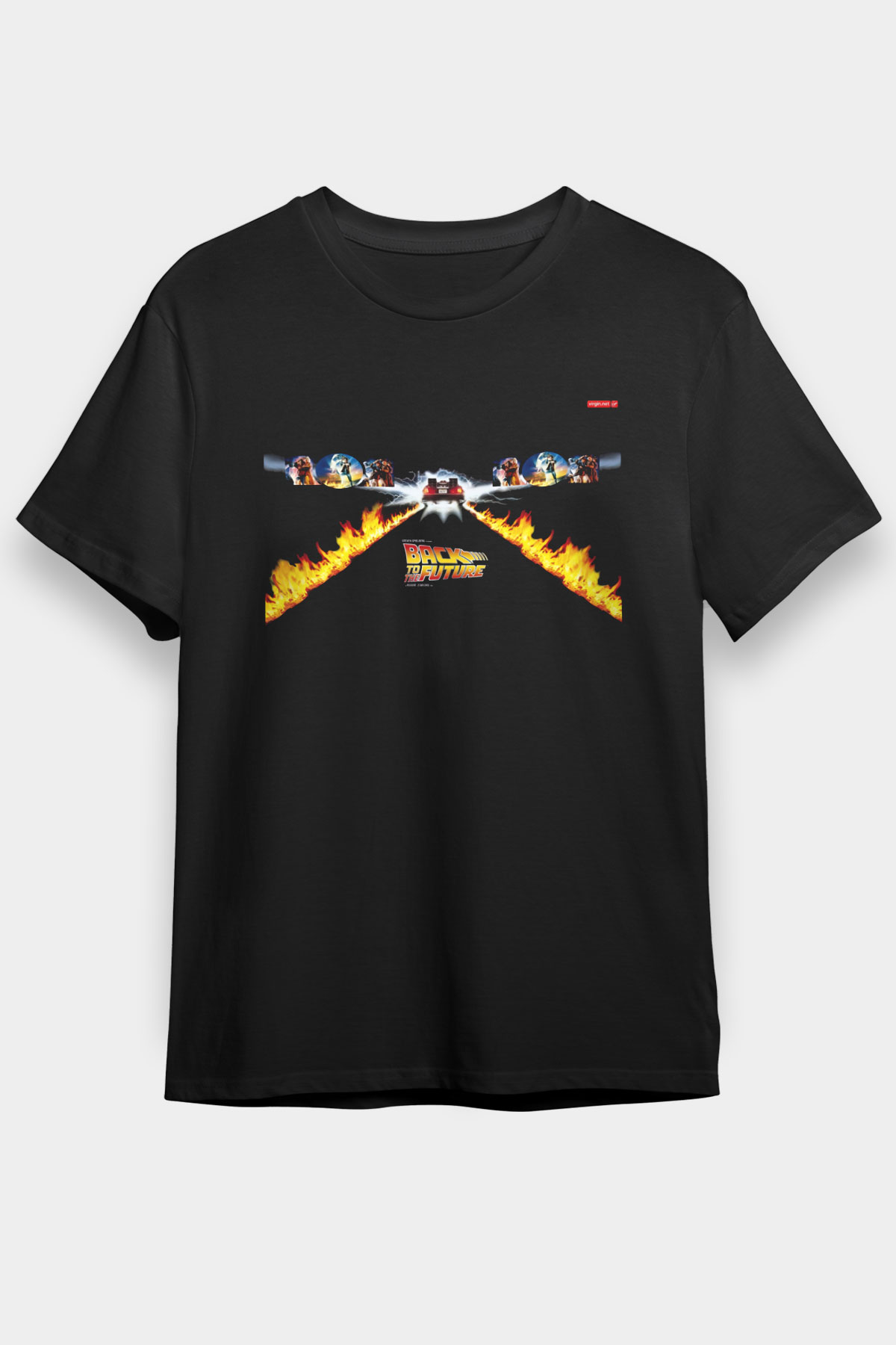 Back to the Future Geleceğe Dönüş Siyah Unisex Tişört T-Shirt