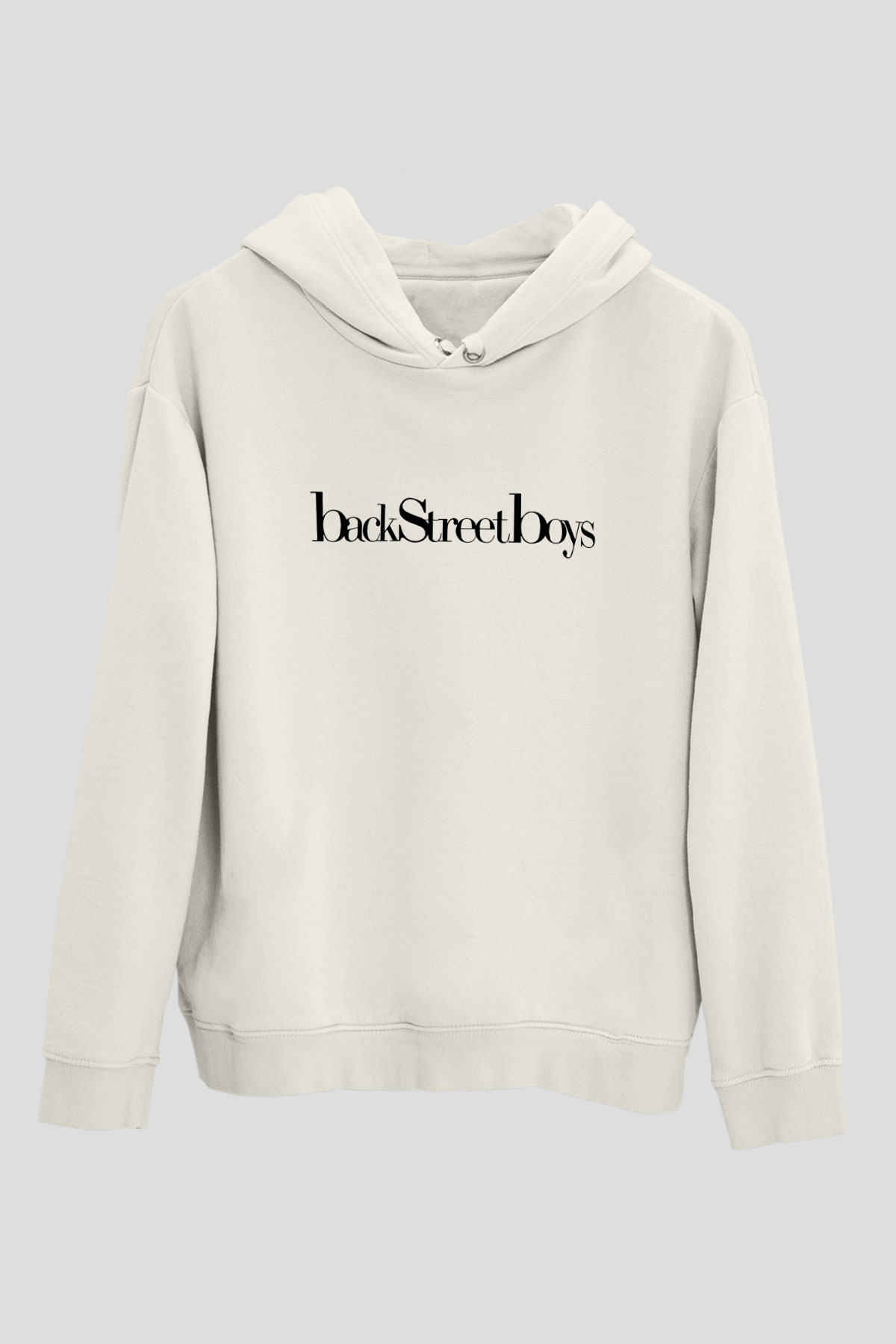Backstreet Boys Beyaz Unisex Kapşonlu Sweatshirt