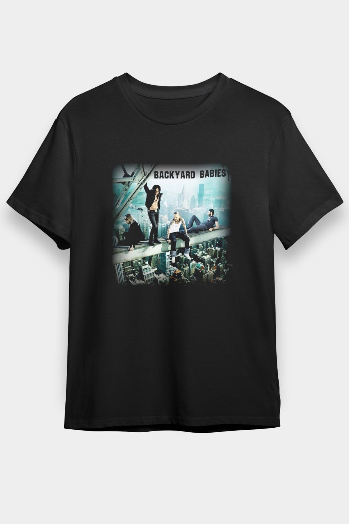 Backyard Babies Siyah Unisex Tişört T-Shirt - TişörtFabrikası