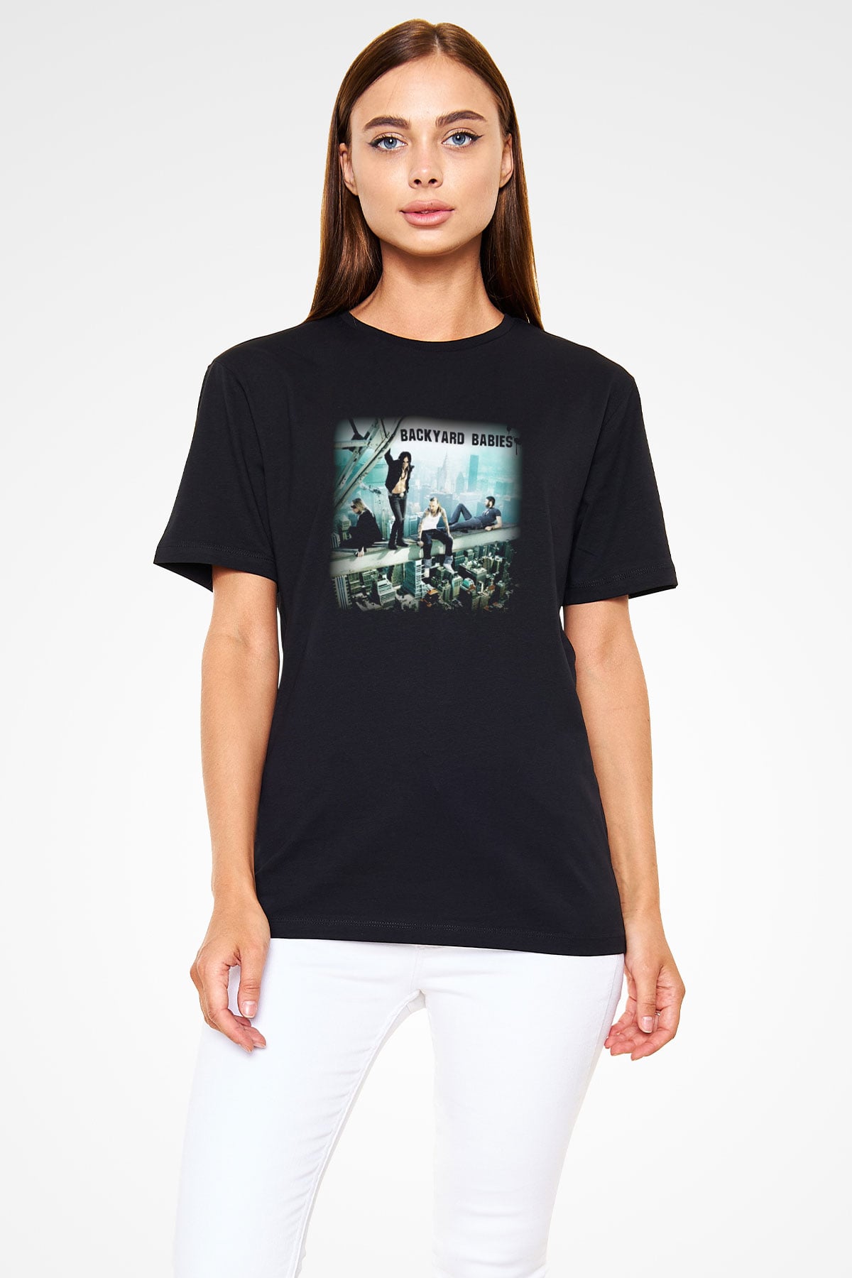 Backyard Babies Siyah Unisex Tişört T-Shirt - TişörtFabrikası