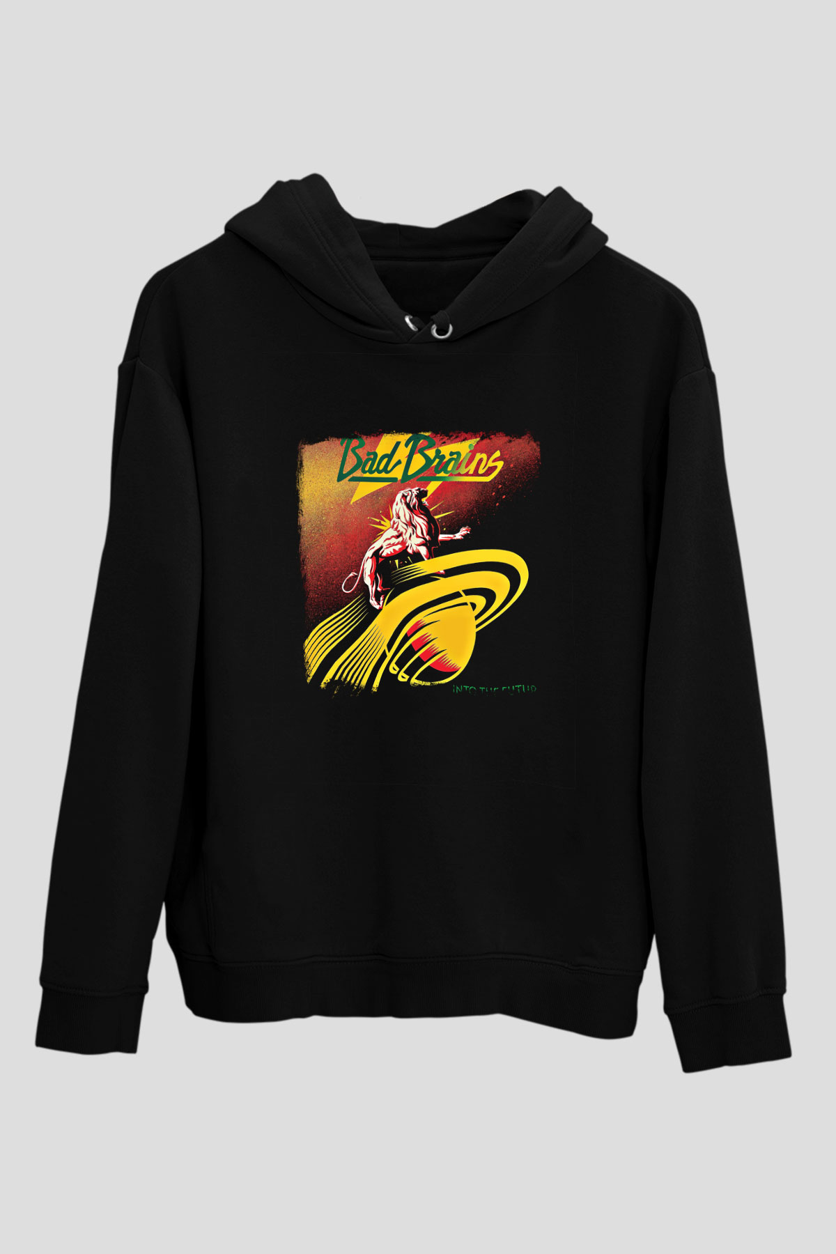 Bad Brains Baskılı Unisex Siyah Hoodie