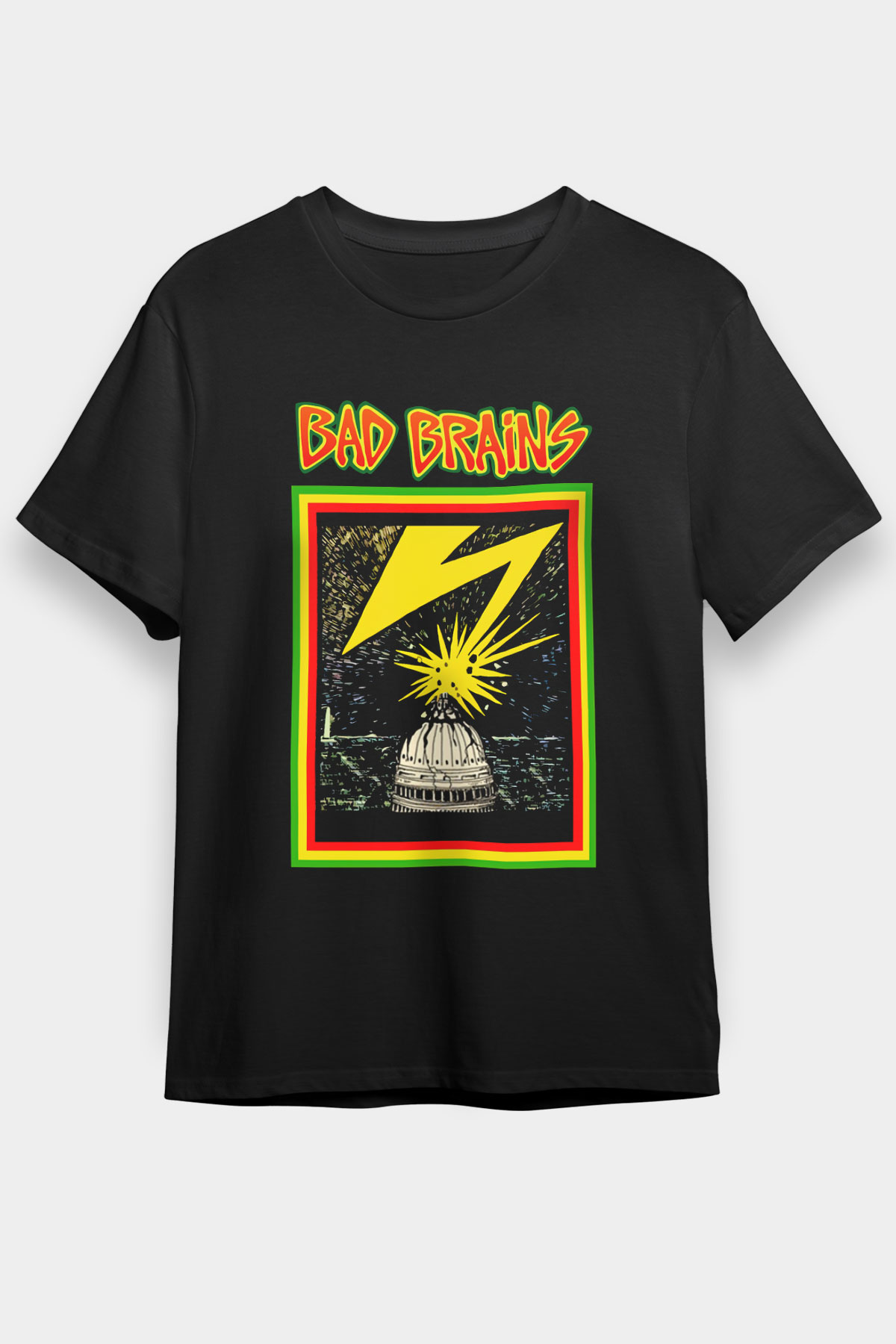 Bad Brains Siyah Unisex Tişört T-Shirt - TişörtFabrikası