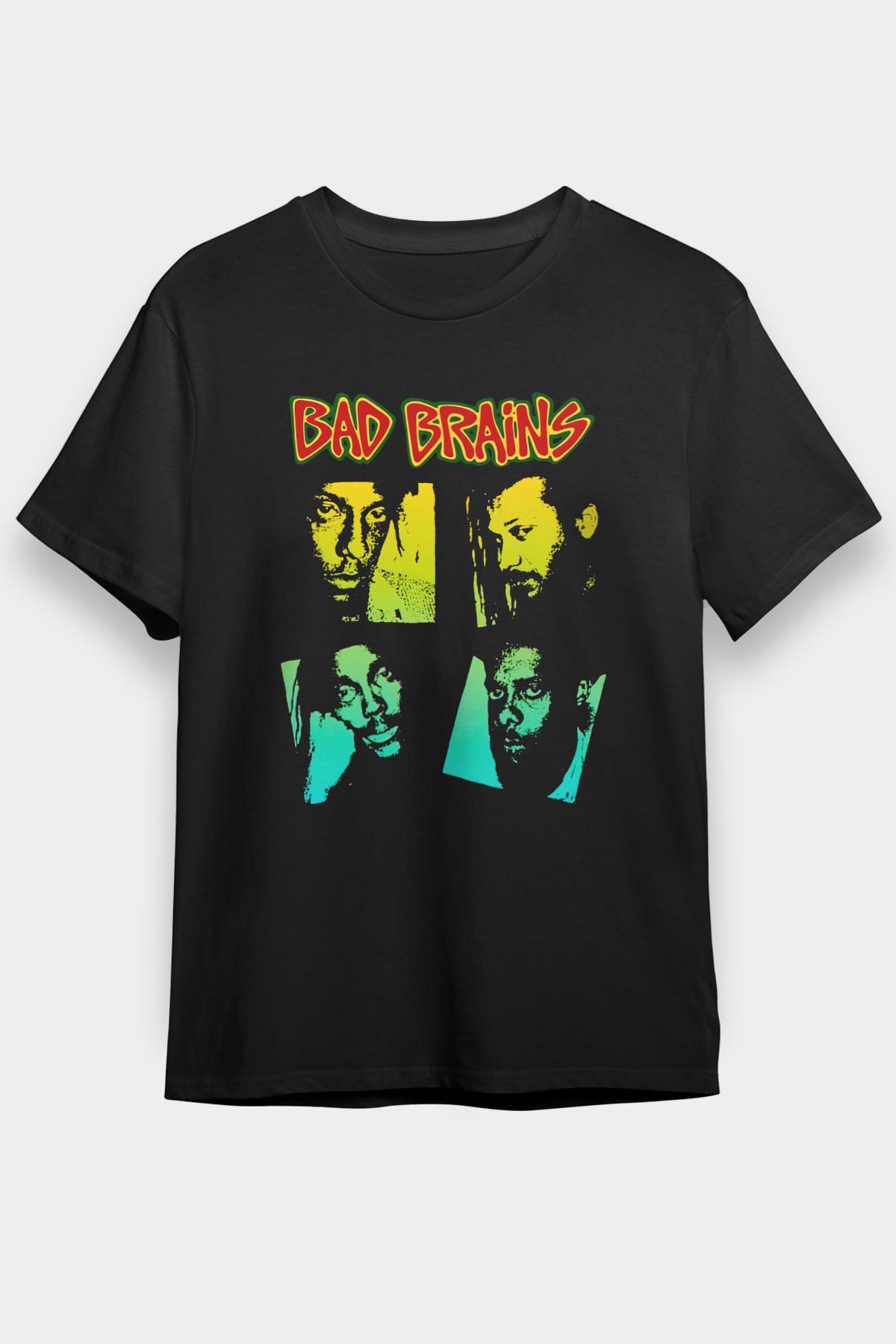 Bad Brains Siyah Unisex Tişört T-Shirt - TişörtFabrikası