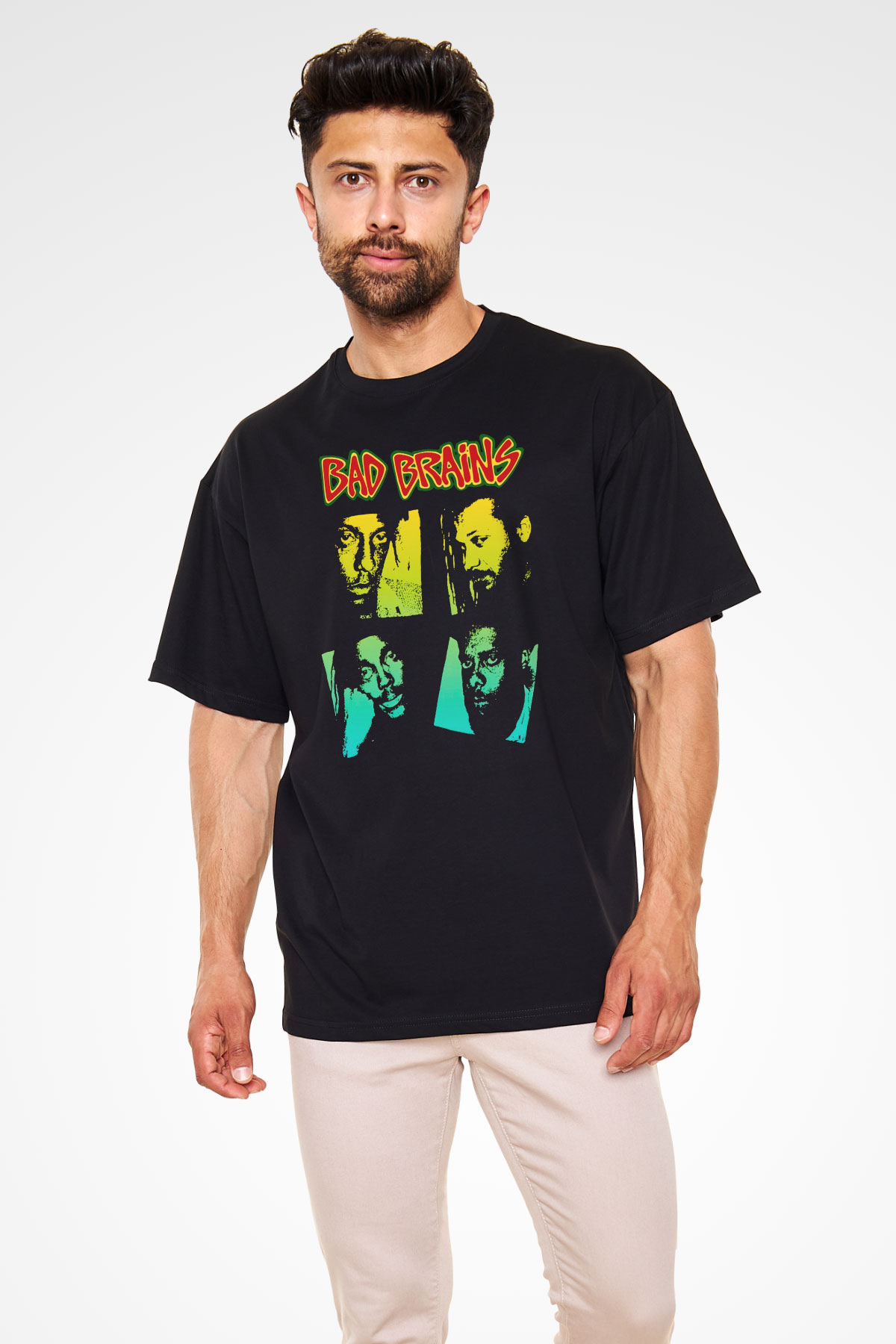 Bad Brains Siyah Oversize Tişört Oversize T-shirt - TişörtFabrikası