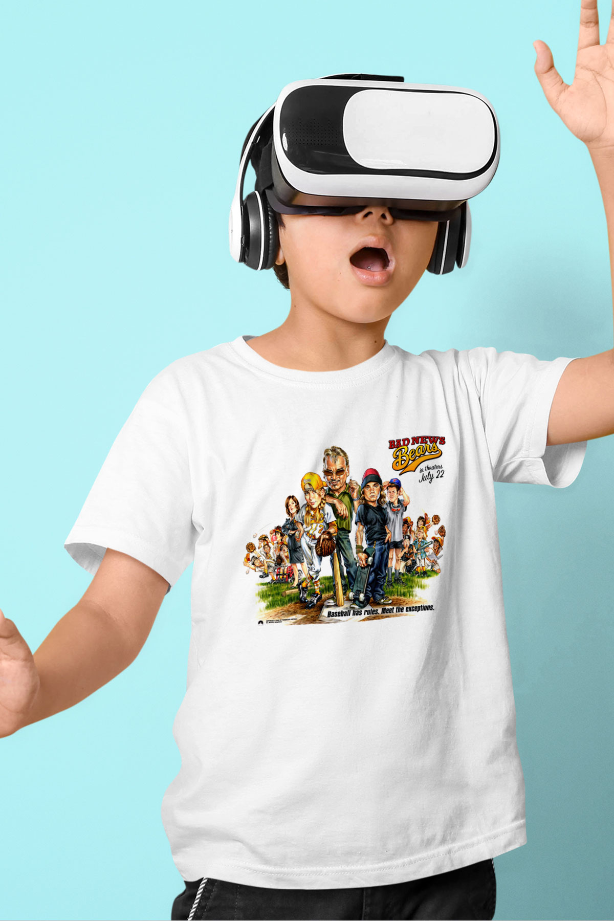 Bad News Bears Beyaz Unisex  Çocuk Tişört