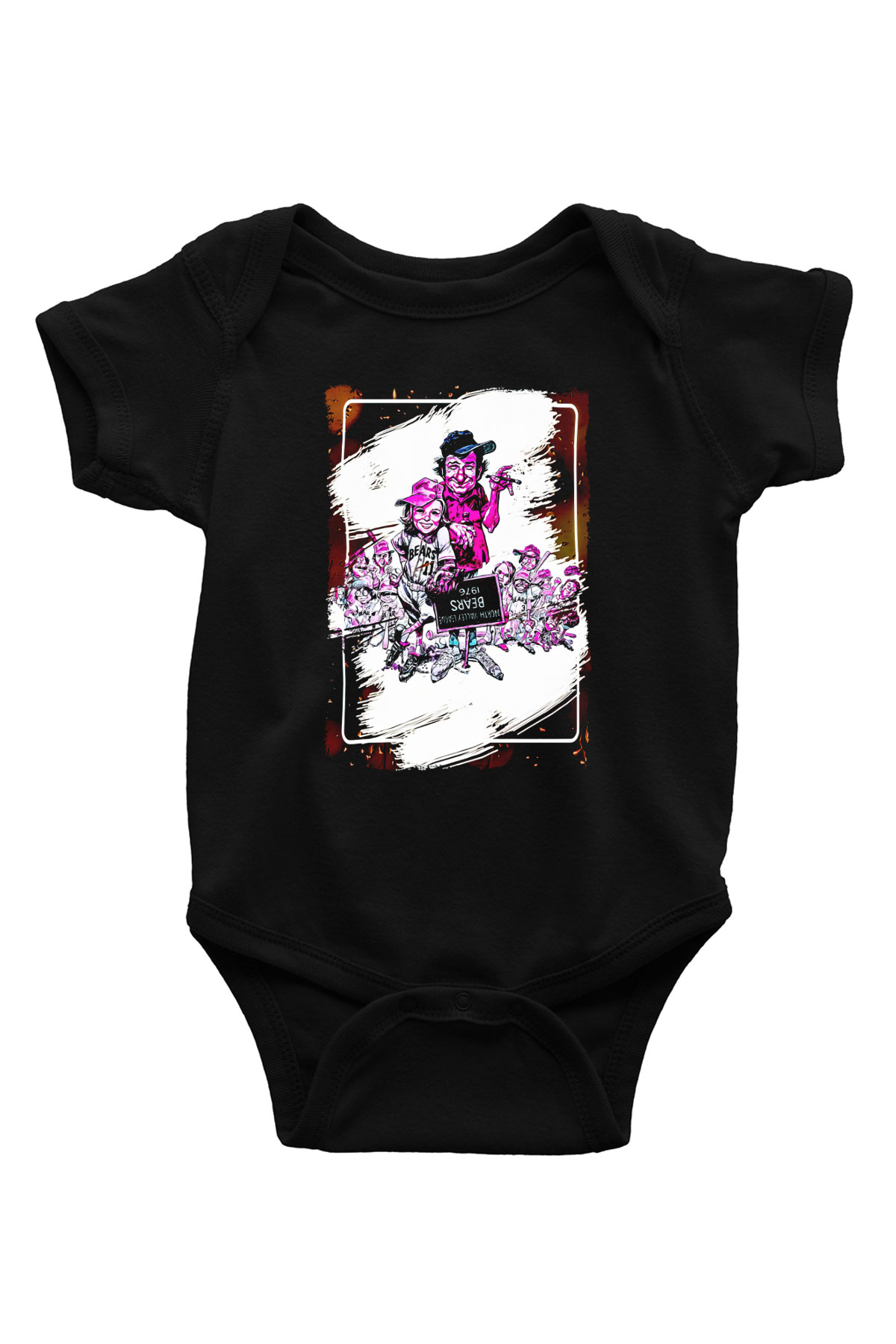Bad News Bears Siyah Bebek Body - Zıbın