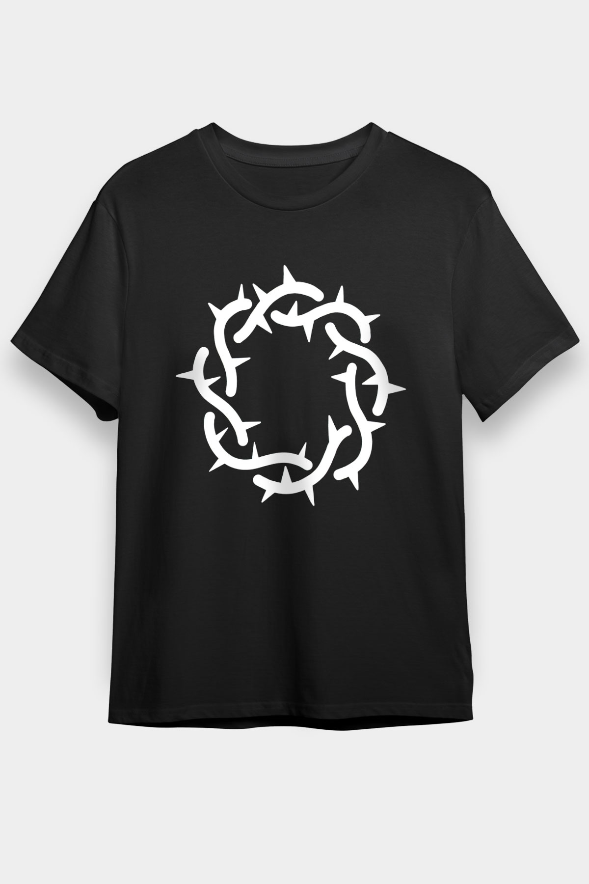 Bad Omens Baskılı Unisex Siyah Tişört - Tshirt