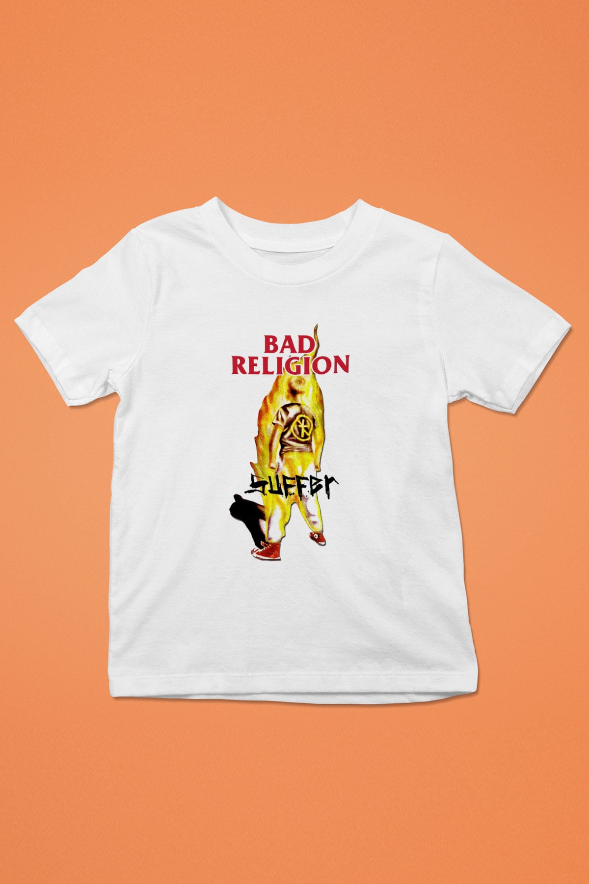 Bad Religion Baskılı Beyaz Unisex Çocuk Tişört