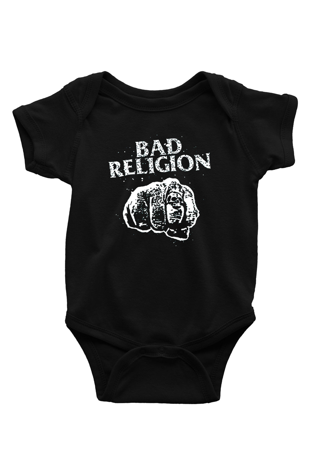 Bad Religion Baskılı Siyah Bebek Body - Zıbın