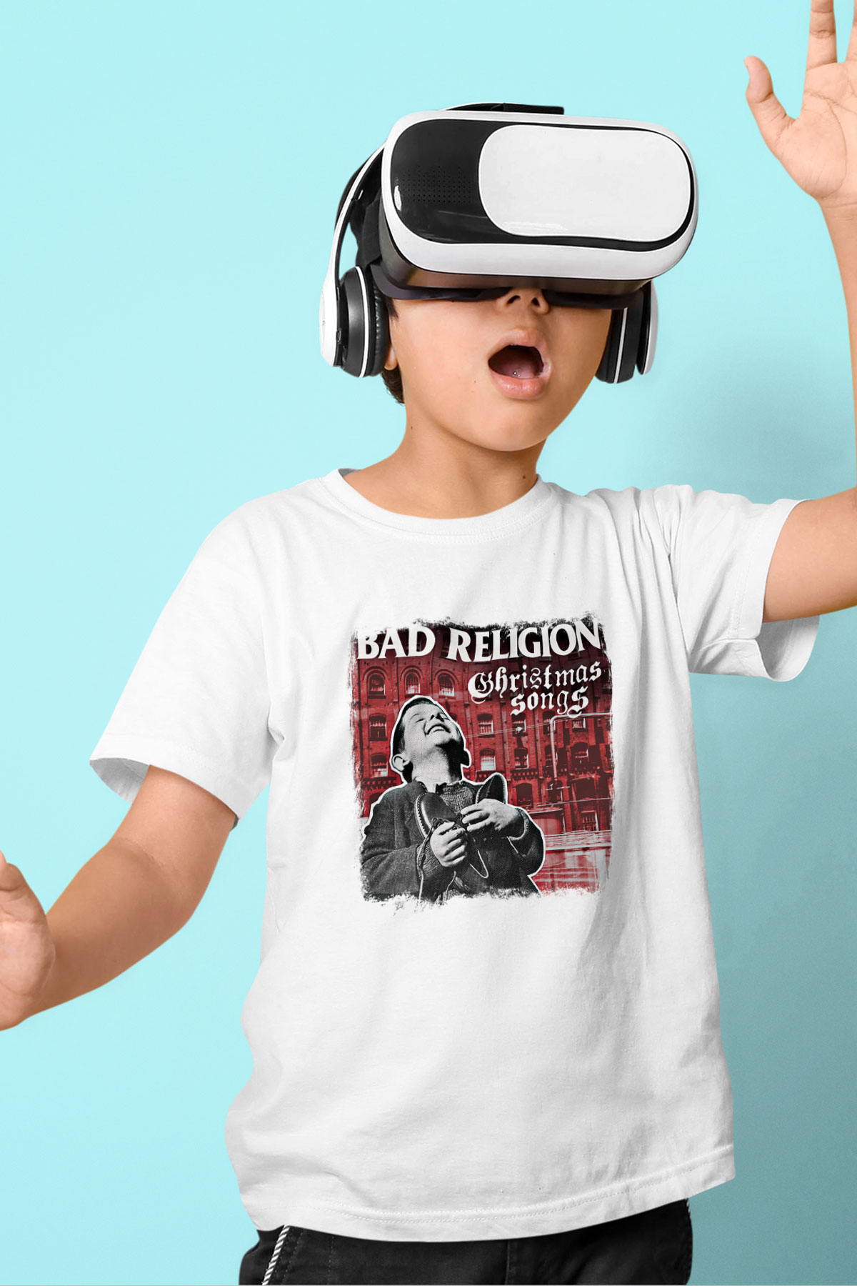Bad Religion Baskılı Unisex Beyaz Çocuk Tişört