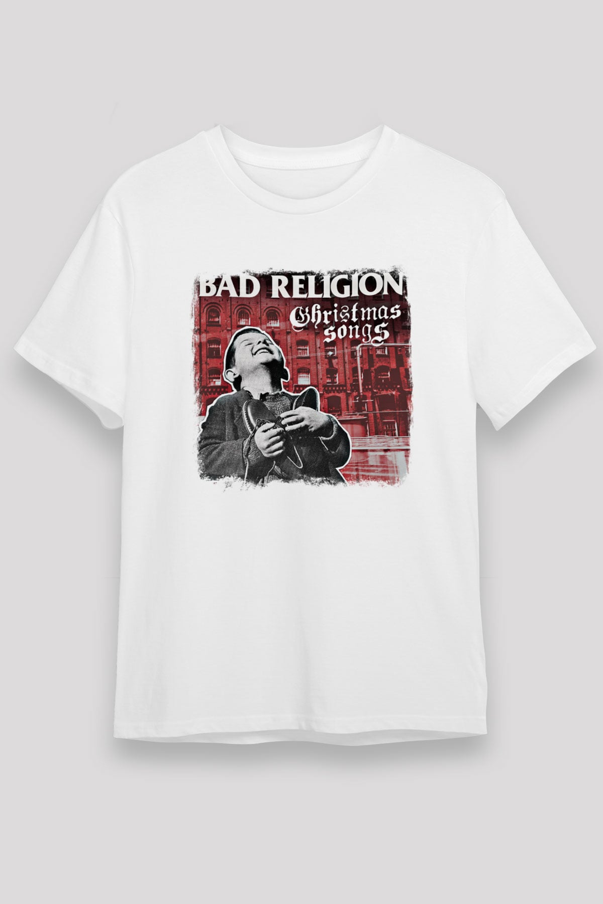 Bad Religion Baskılı Unisex Beyaz Tişört