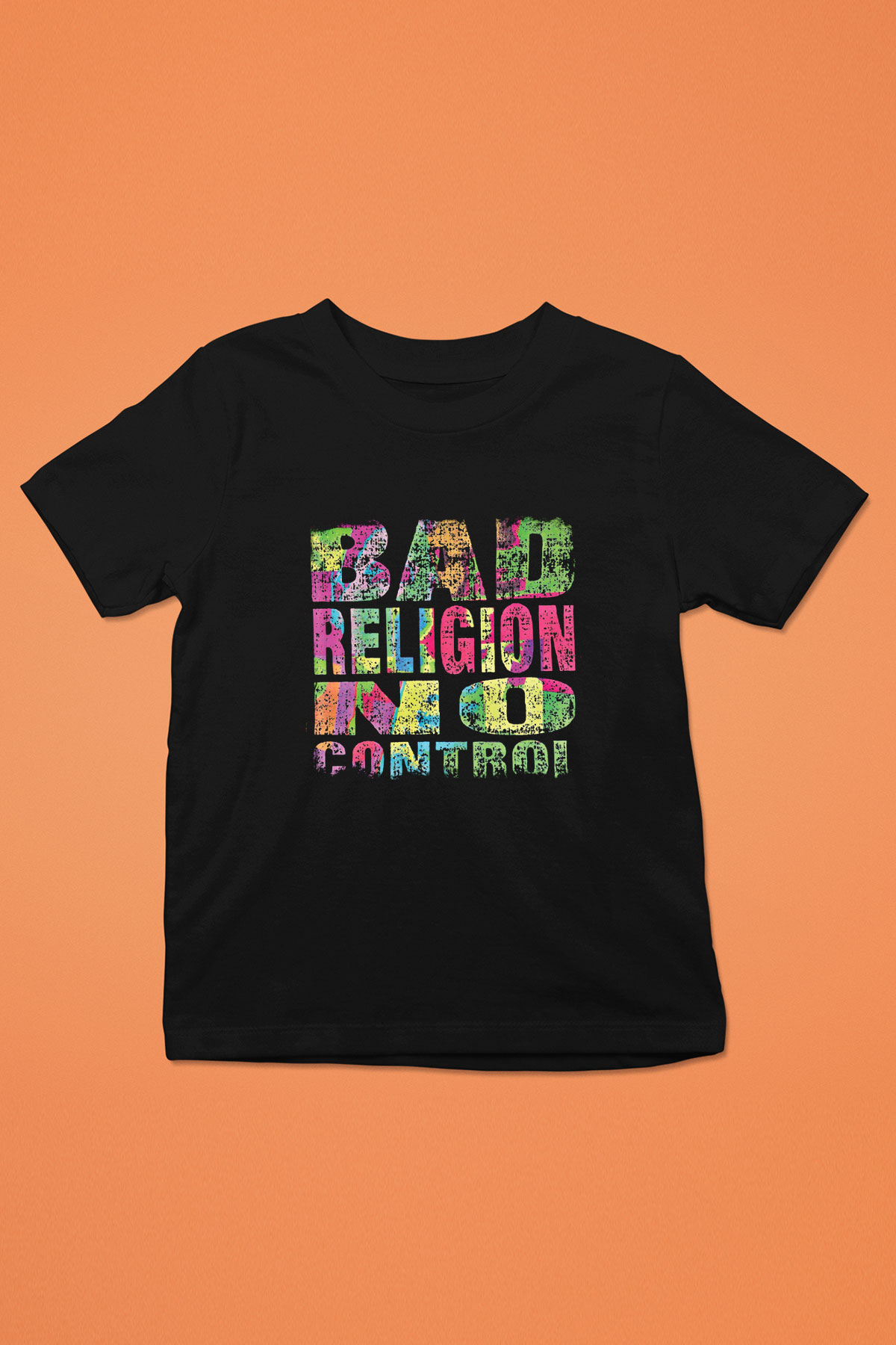 Bad Religion Baskılı Unisex Siyah Çocuk Tişört