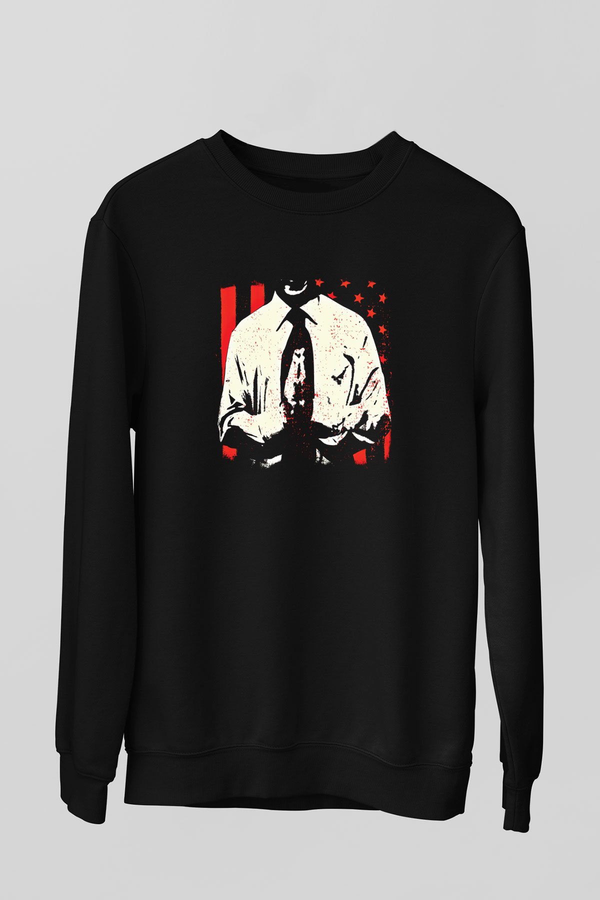 Bad Religion Baskılı Unisex Siyah Sweatshirt