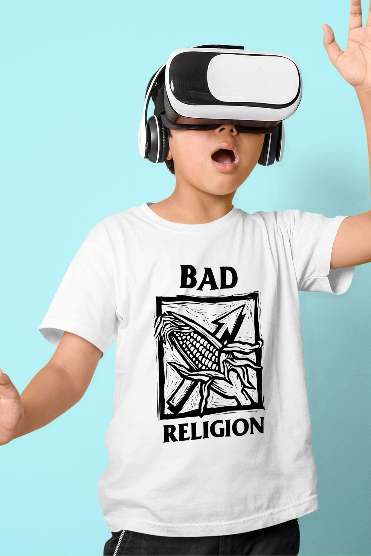 Bad Religion Beyaz Unisex Çocuk Tişört