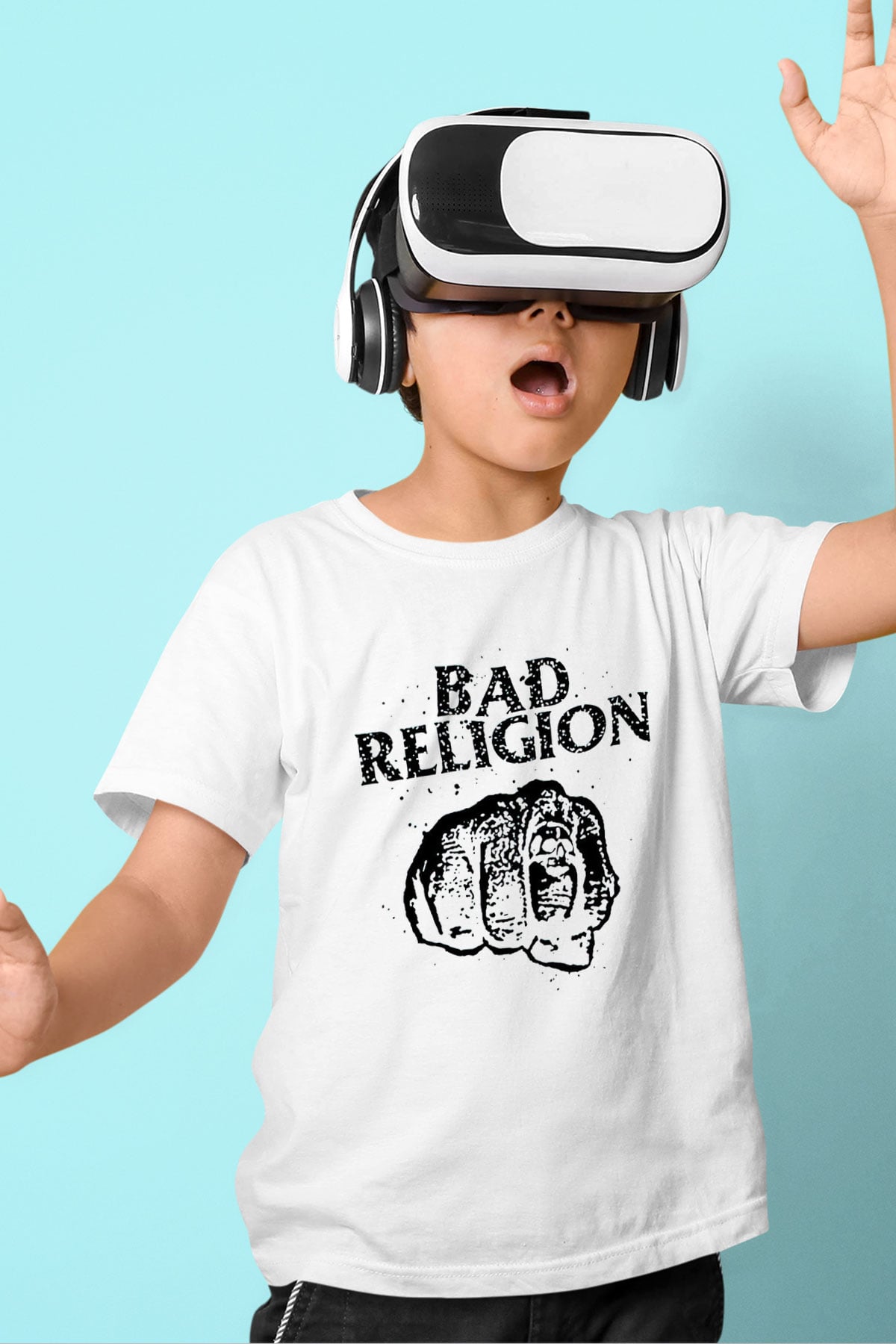 Bad Religion Beyaz Unisex Çocuk Tişört