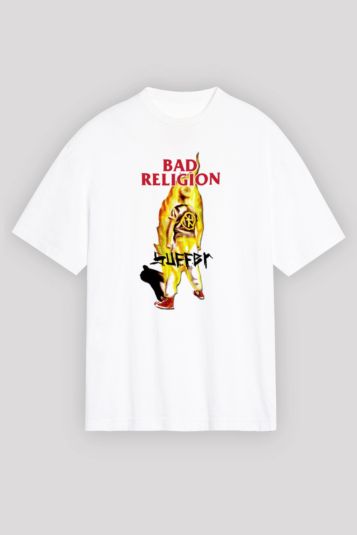 Bad Religion Beyaz Unisex Oversize Tişört T-Shirt