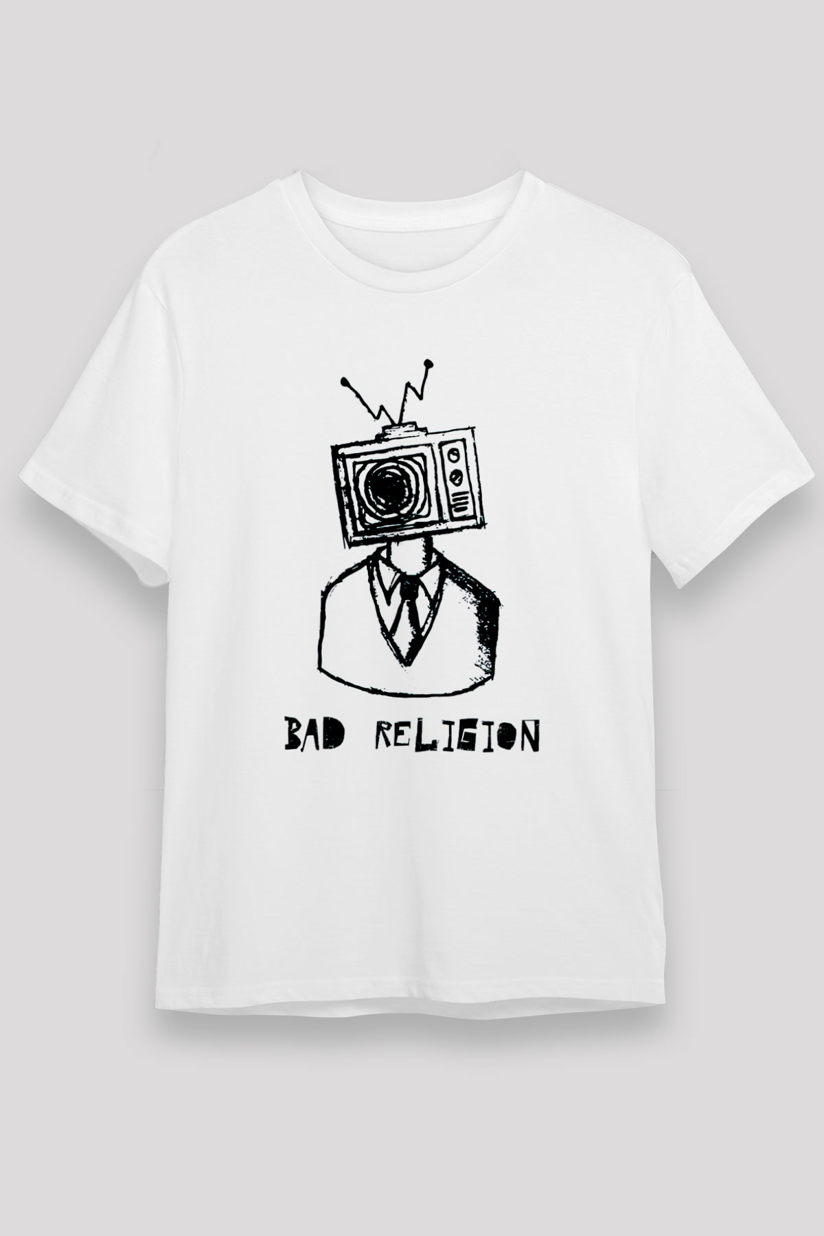 Bad Religion Beyaz Unisex Tişört T-Shirt - TişörtFabrikası