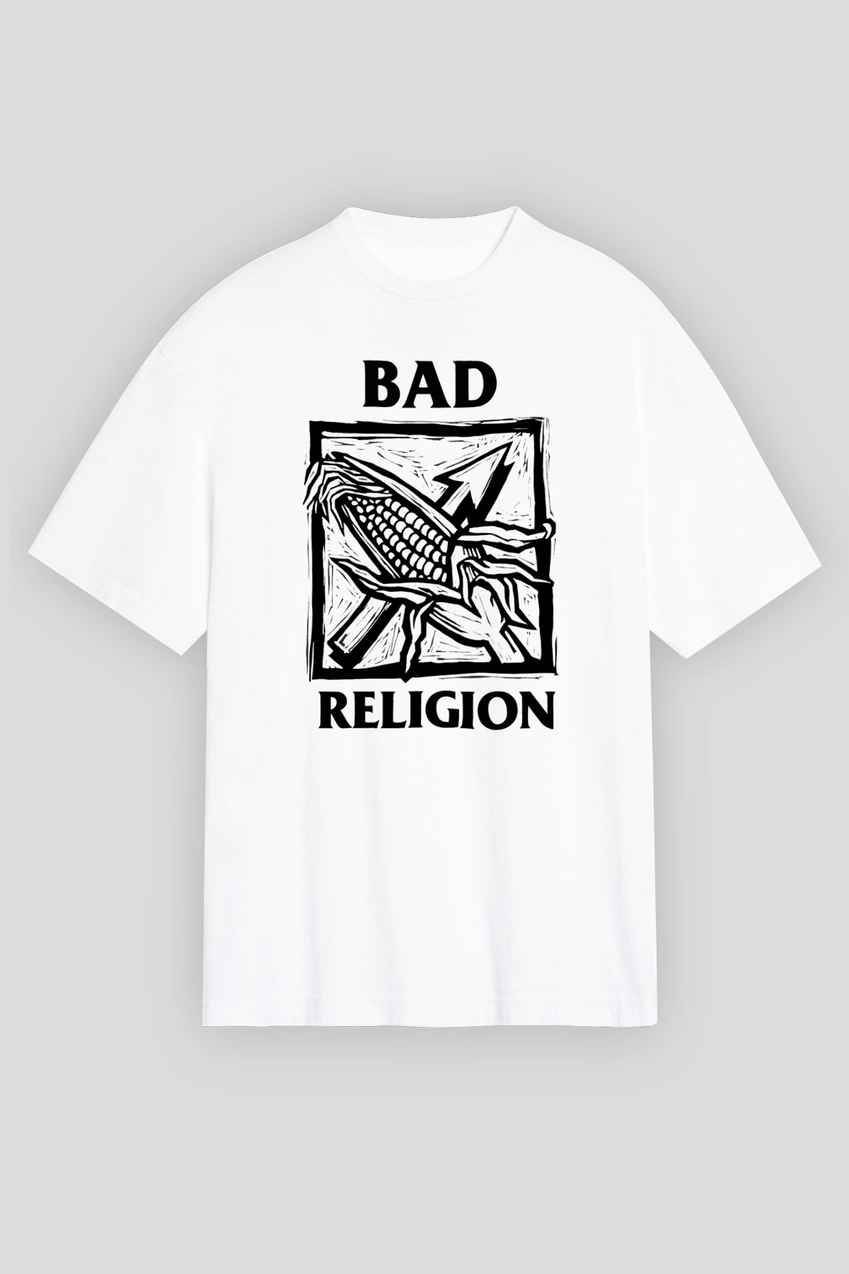 Bad Religion Beyaz Unisex Tişört T-Shirt - TişörtFabrikası