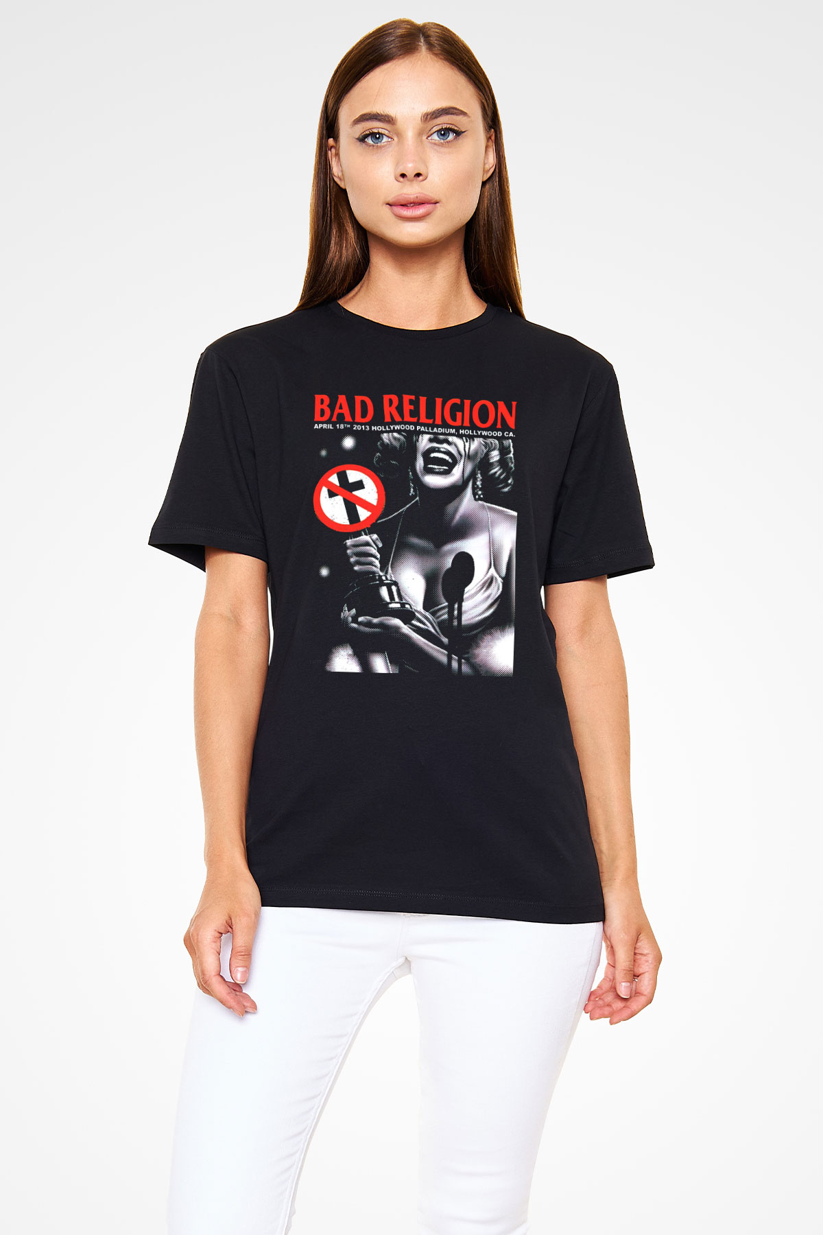 Bad Religion Beyaz Unisex Tişört T-Shirt - TişörtFabrikası