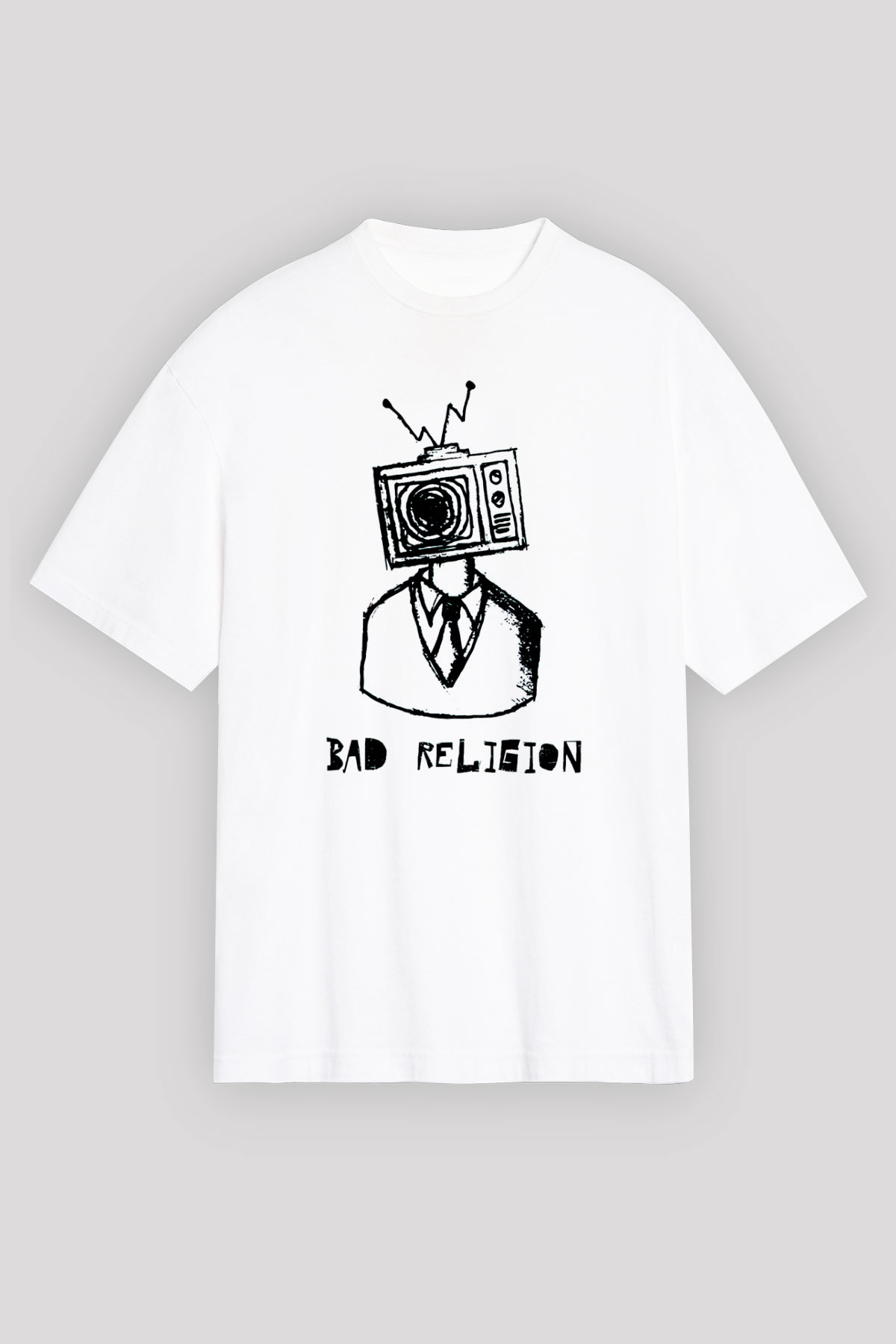 Bad Religion Beyaz Unisex Tişört T-Shirt - TişörtFabrikası
