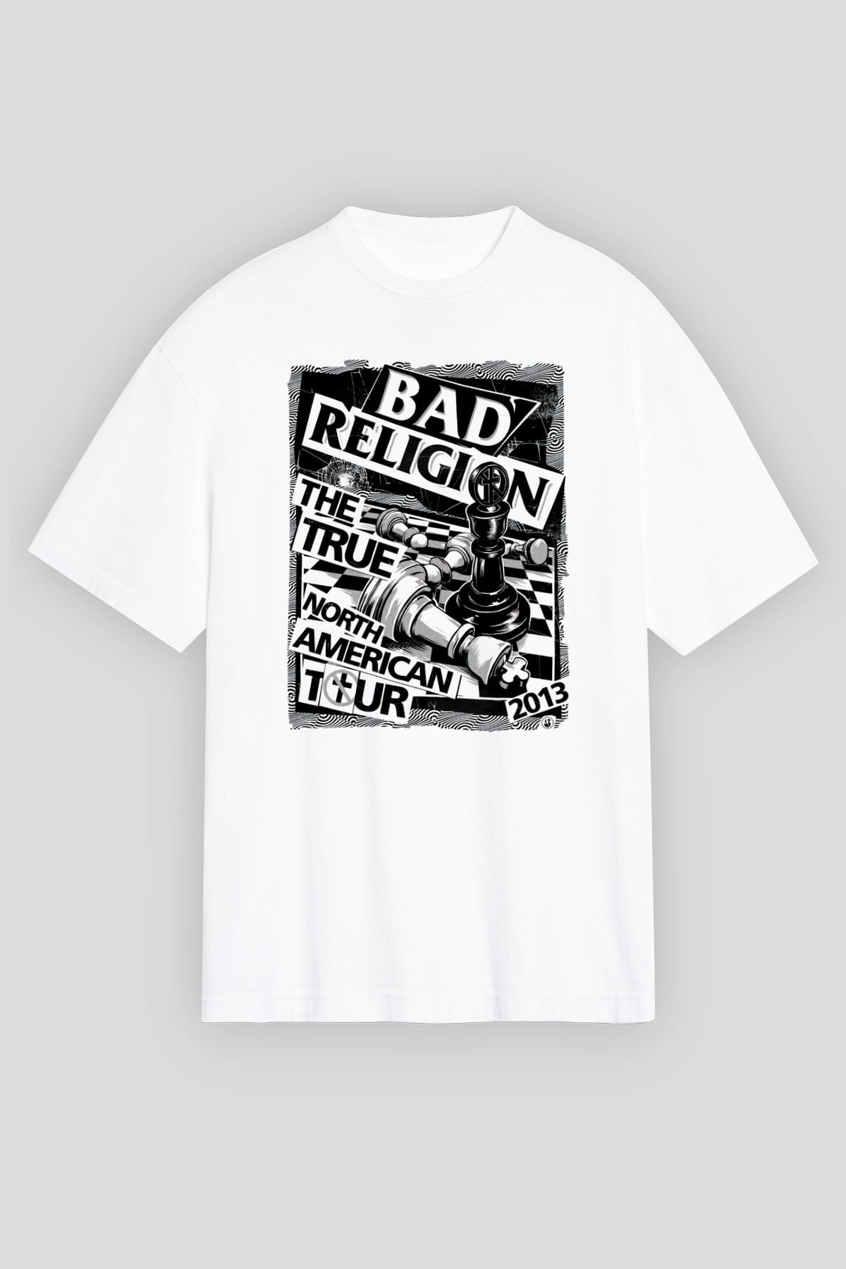 Bad Religion Beyaz Unisex Tişört T-Shirt - TişörtFabrikası
