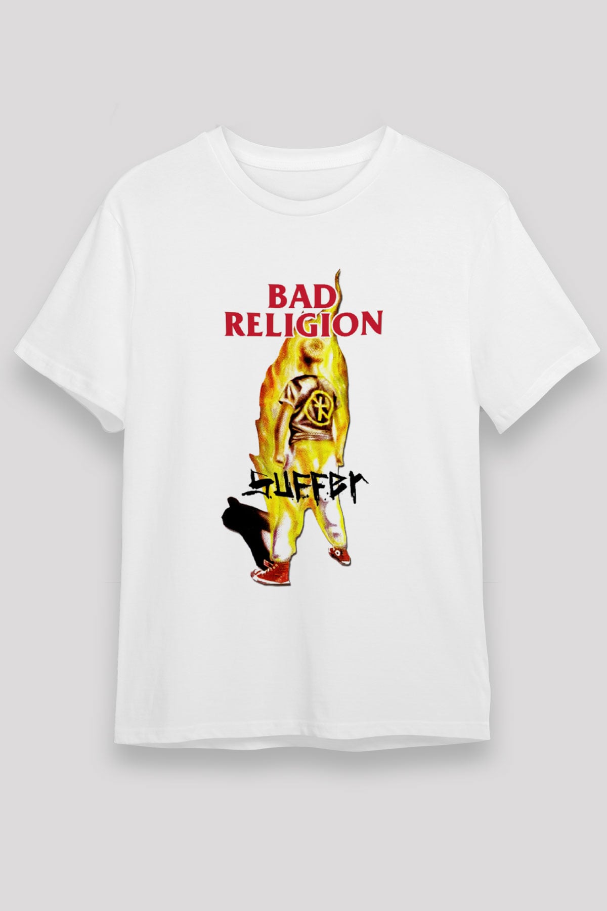 Bad Religion Beyaz Unisex Tişört T-Shirt - TişörtFabrikası