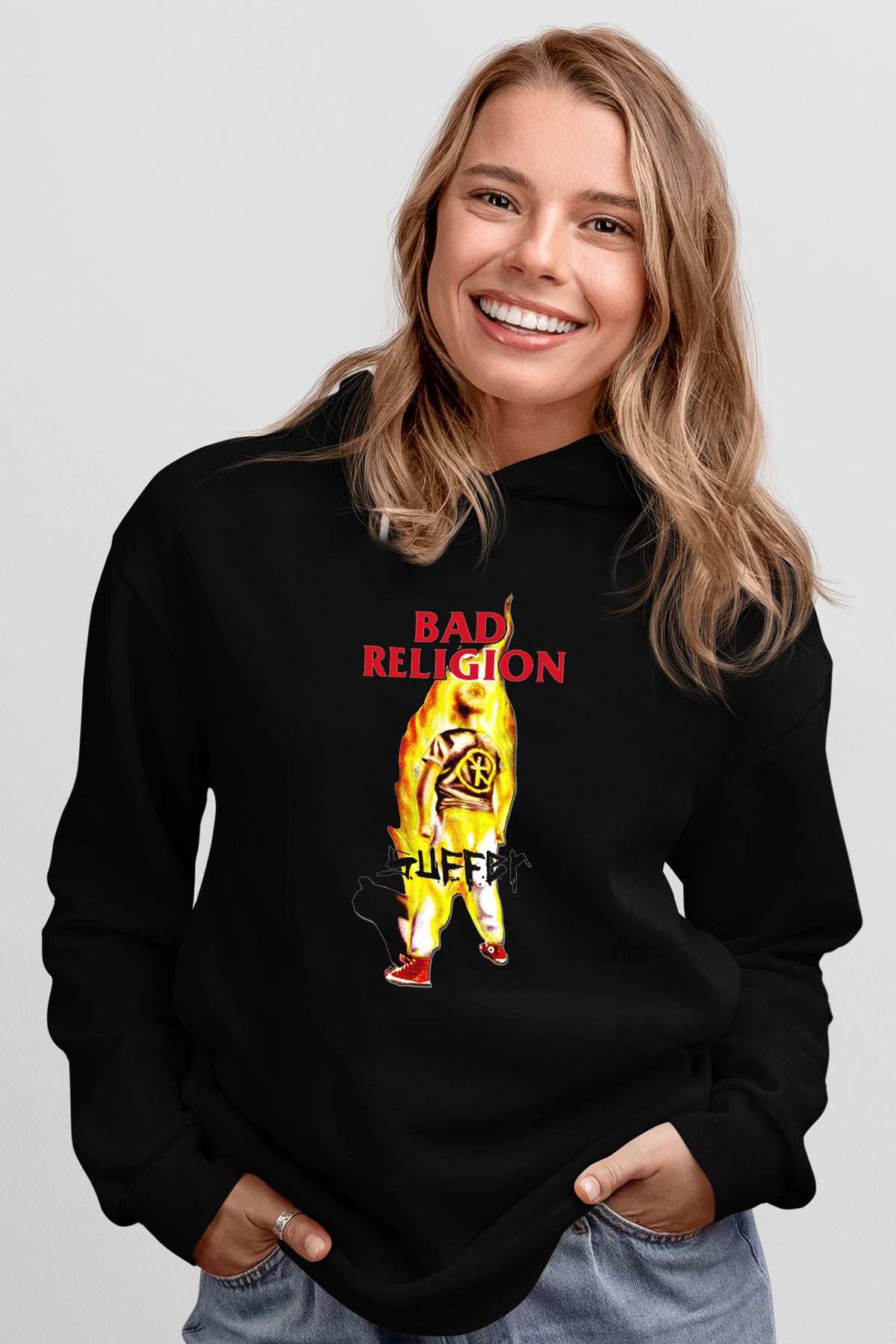 Bad Religion Siyah Unisex Hoodie