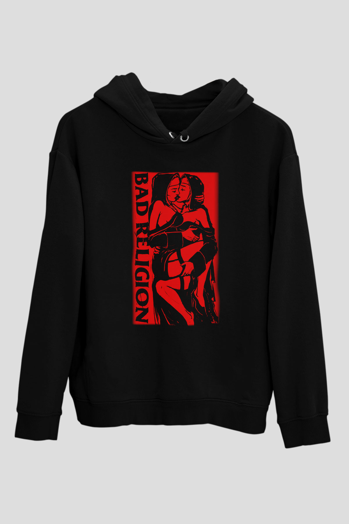 Bad Religion Siyah Unisex Kapüşonlu Sweatshirt