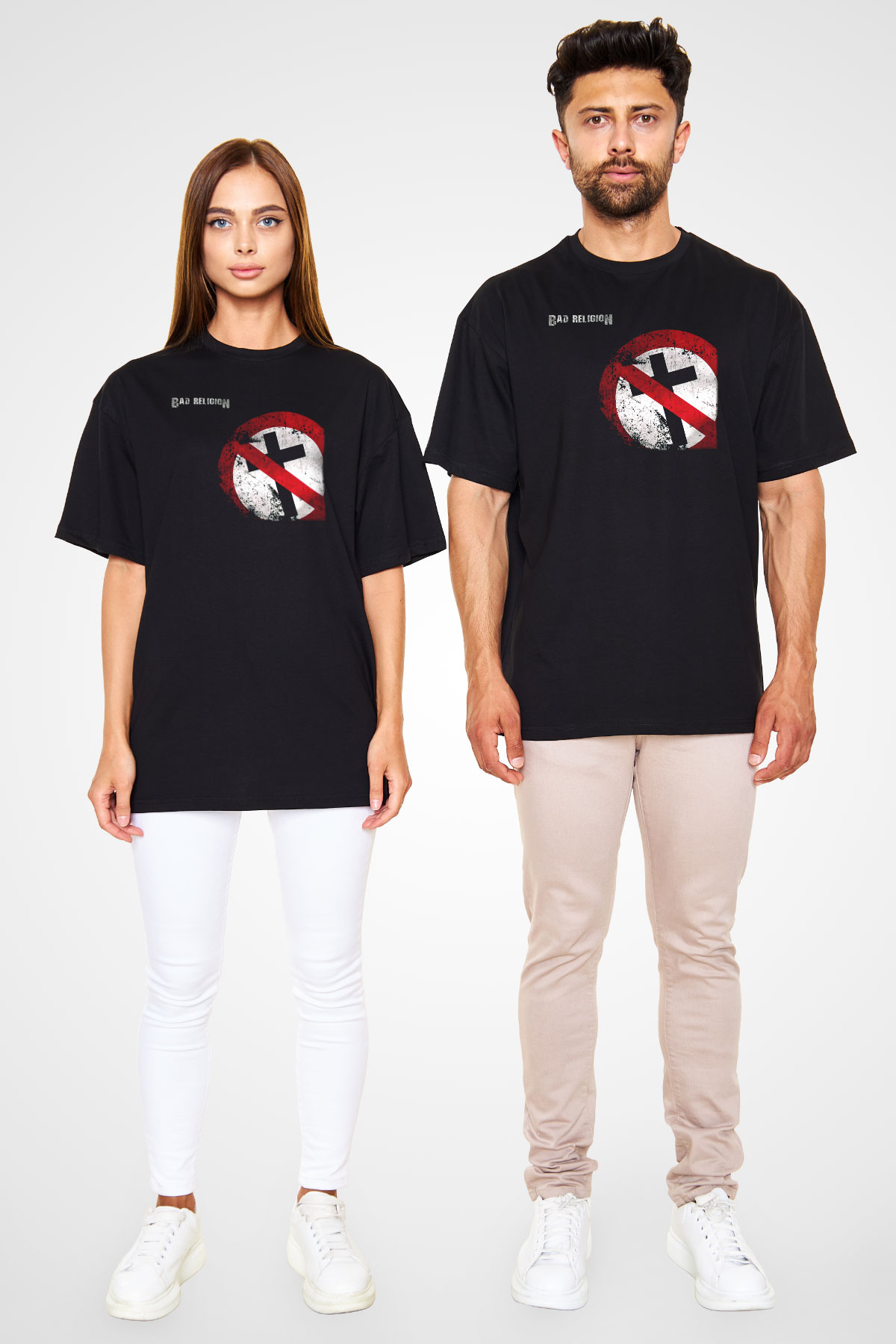 Bad Religion Siyah Unisex Oversize Tişört T-Shirt