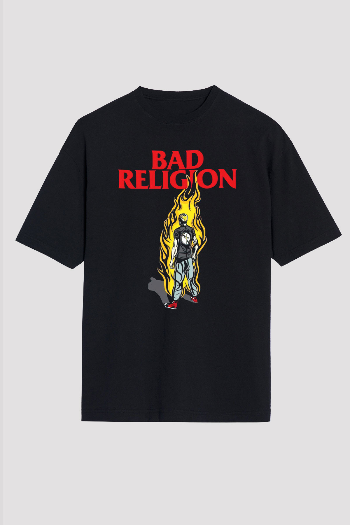 Bad Religion Siyah Unisex Oversize Tişört T-Shirt