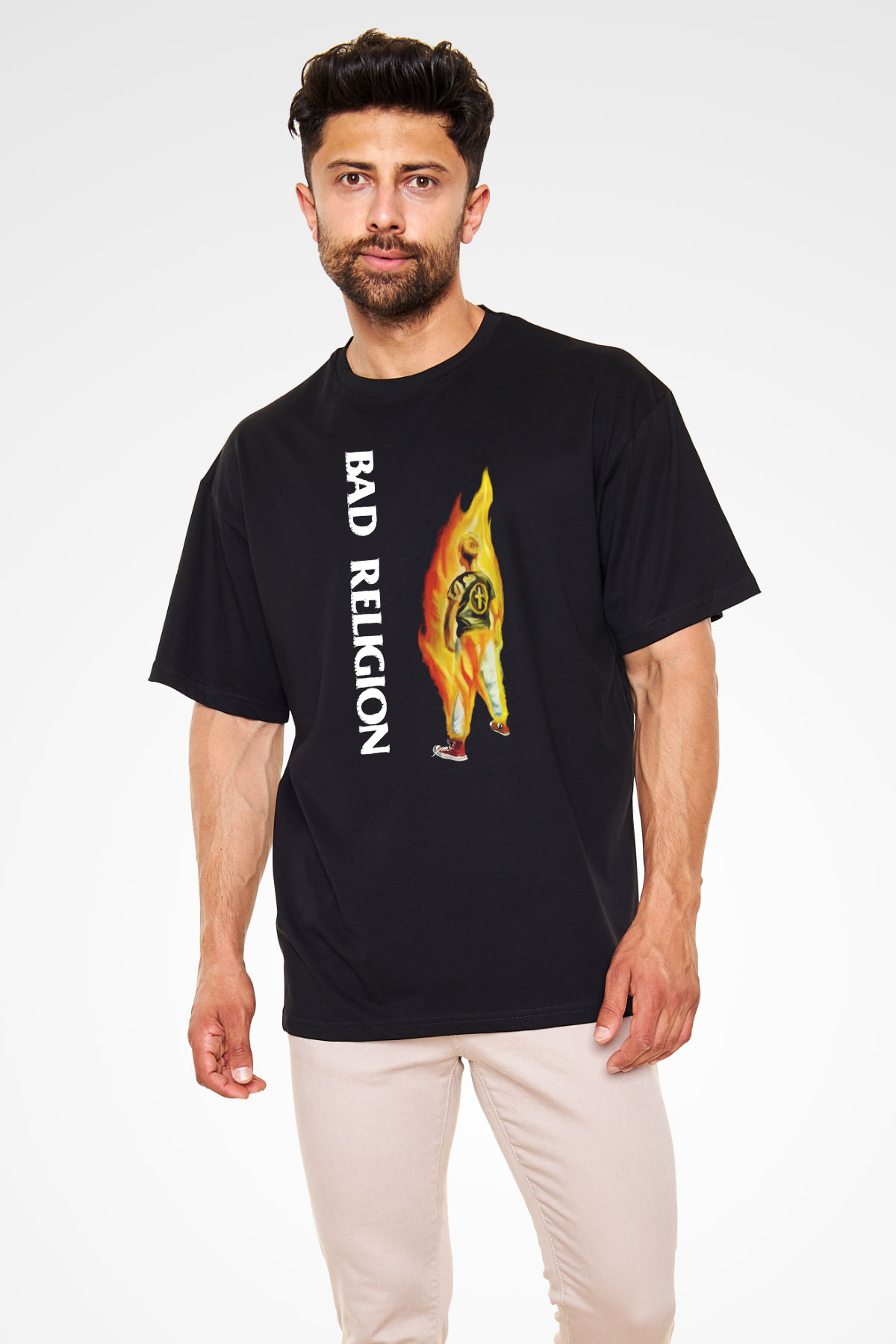 Bad Religion Siyah Unisex Oversize Tişört T-Shirt