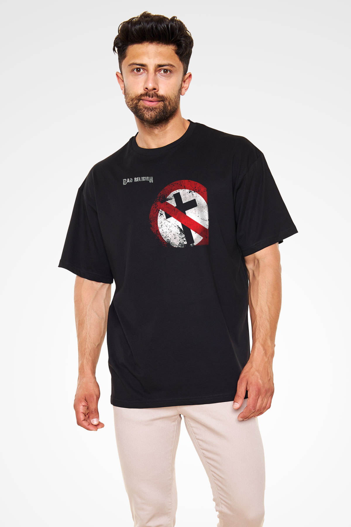 Bad Religion Siyah Unisex Oversize Tişört T-Shirt