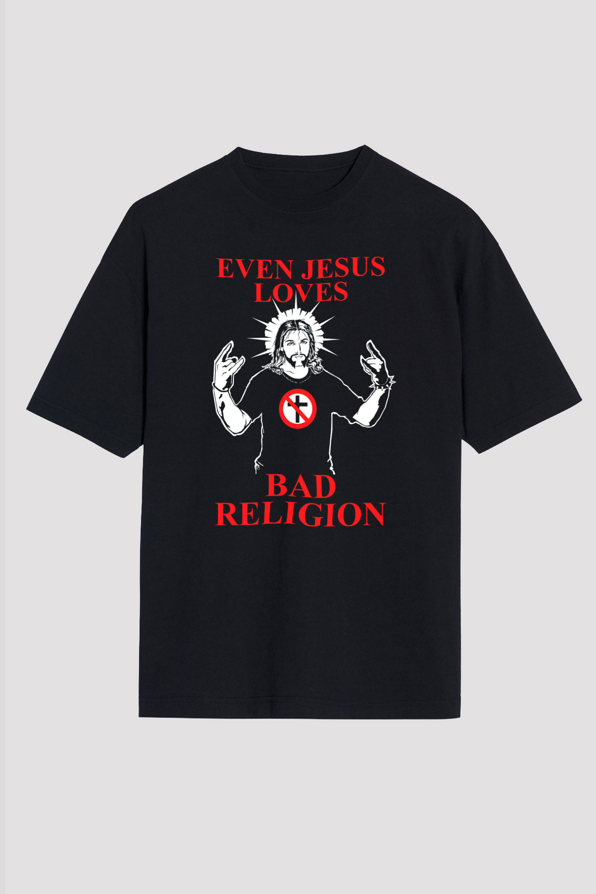 Bad Religion Siyah Unisex Oversize Tişört T-Shirt