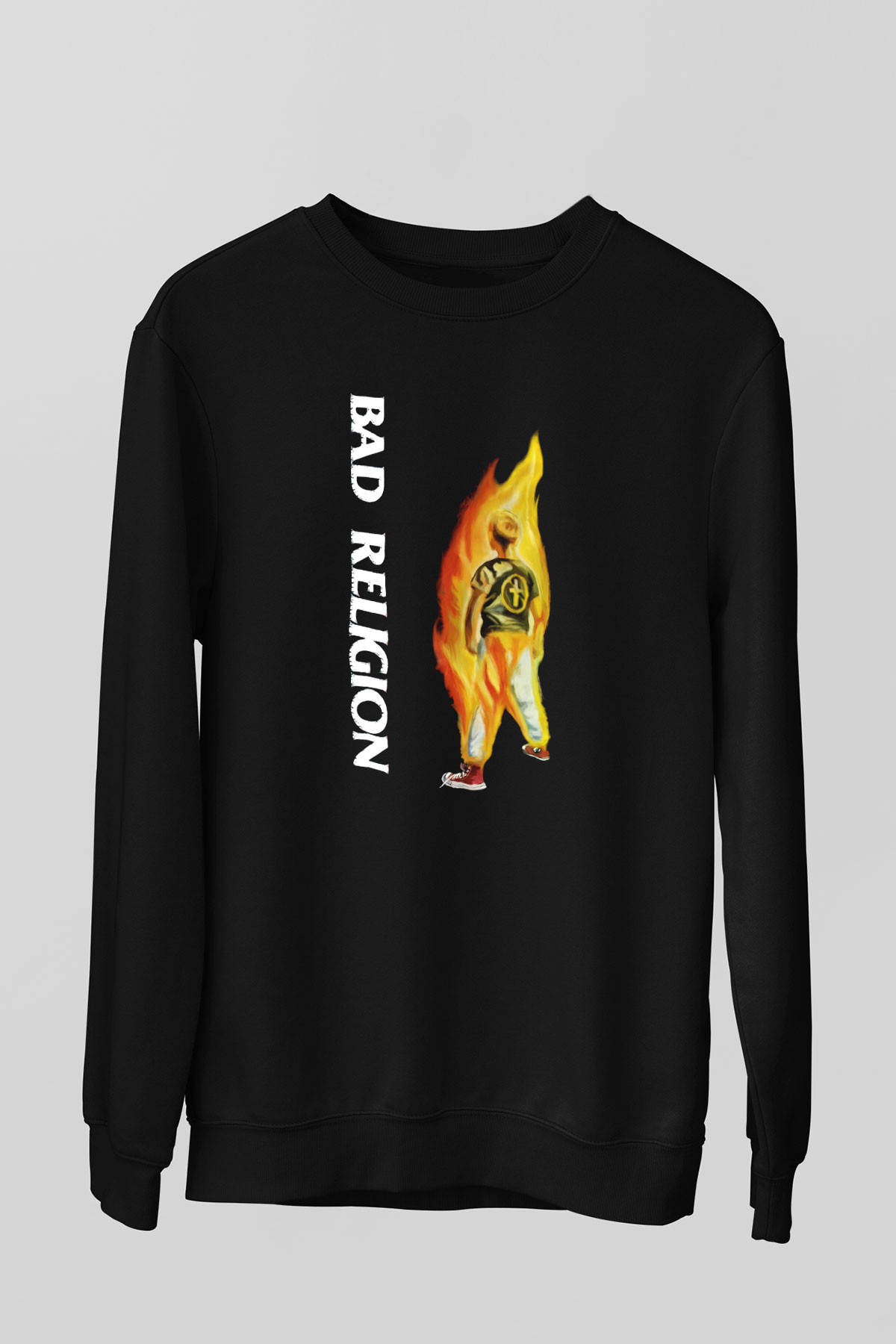 Bad Religion Siyah Unisex Sweatshirt