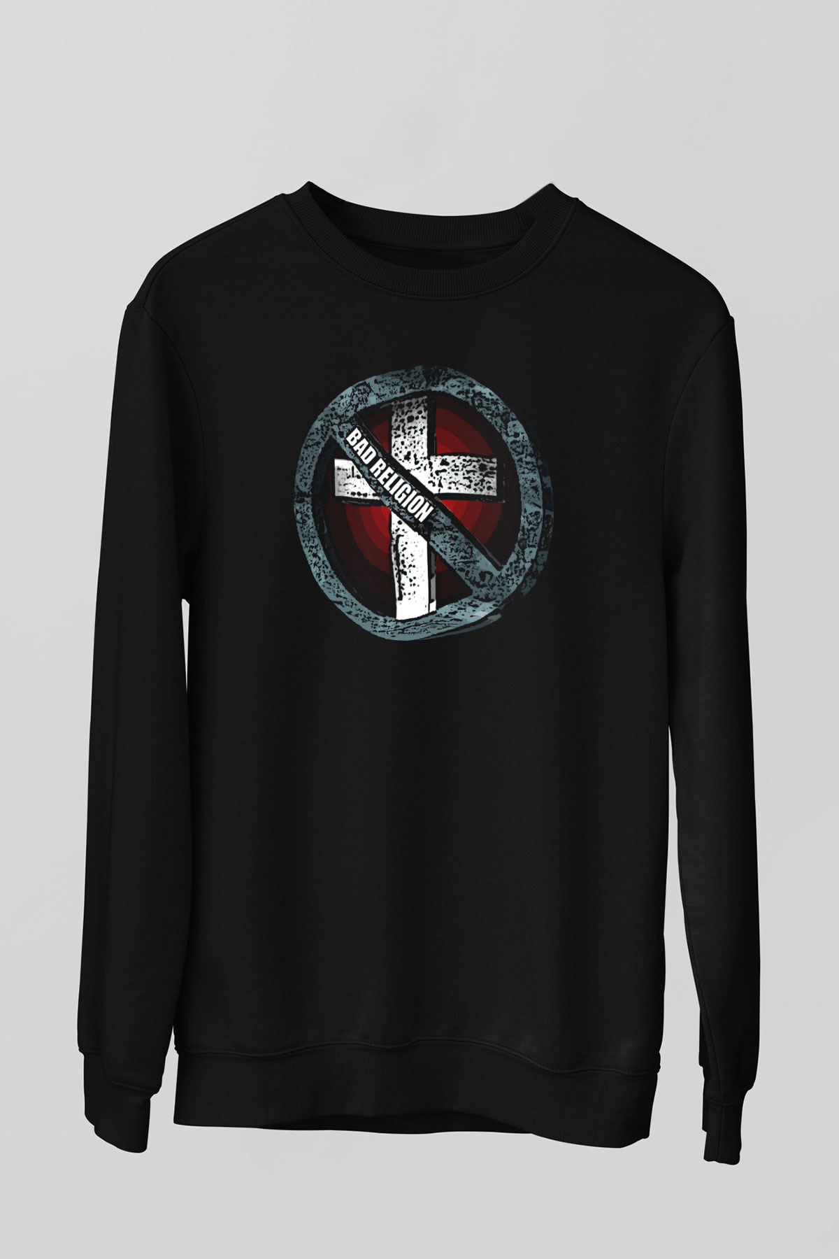 Bad Religion Siyah Unisex Sweatshirt
