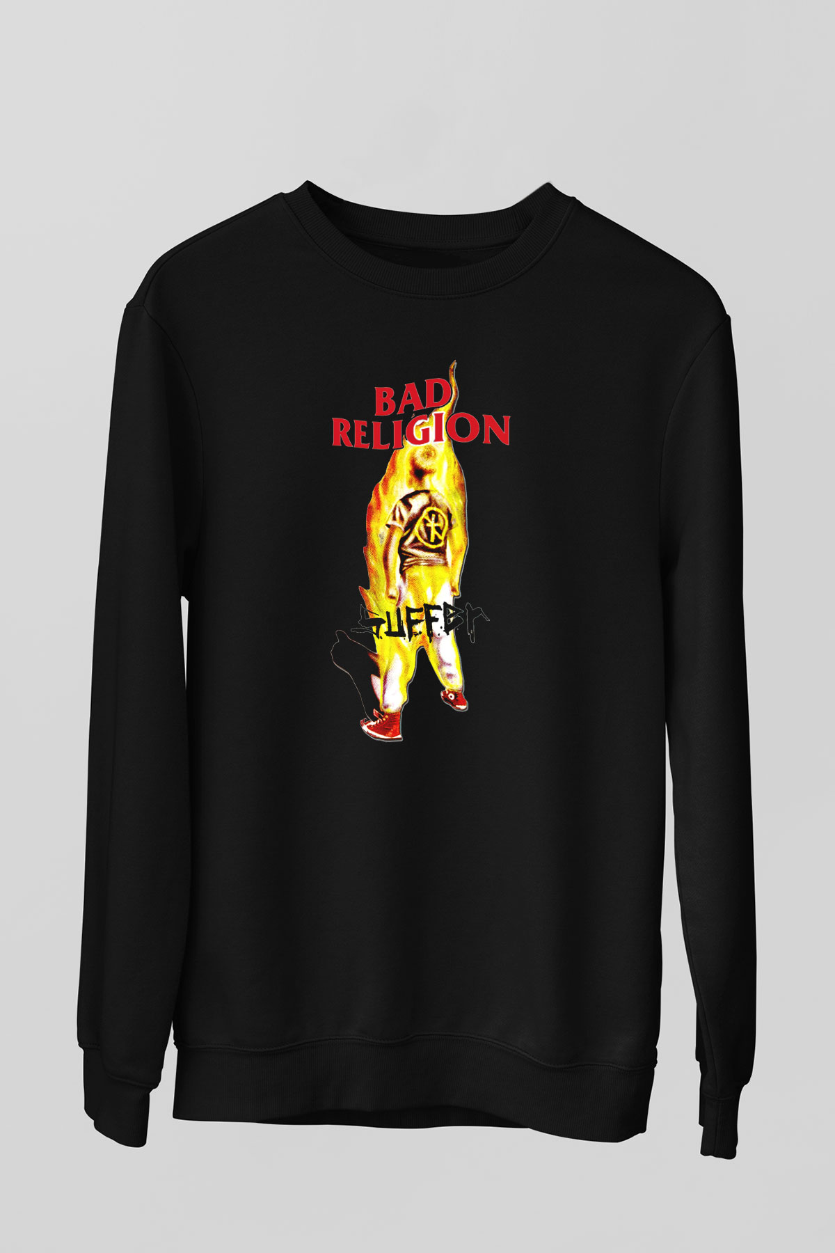 Bad Religion Siyah Unisex Sweatshirt