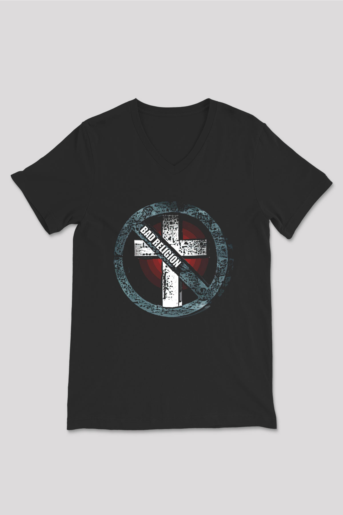 Bad Religion Siyah Unisex V Yaka Tişört