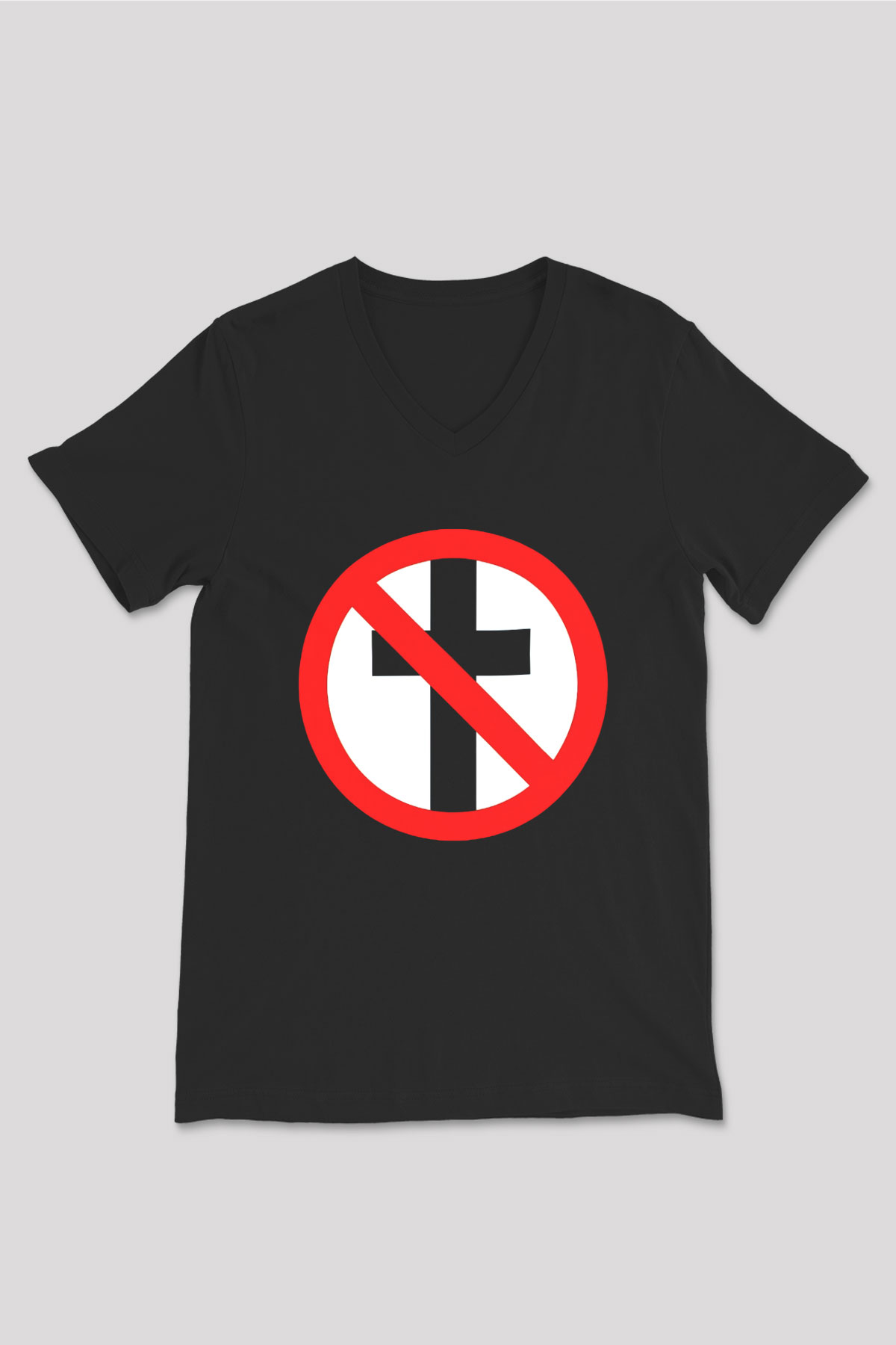 Bad Religion Siyah Unisex V Yaka Tişört T-Shirt