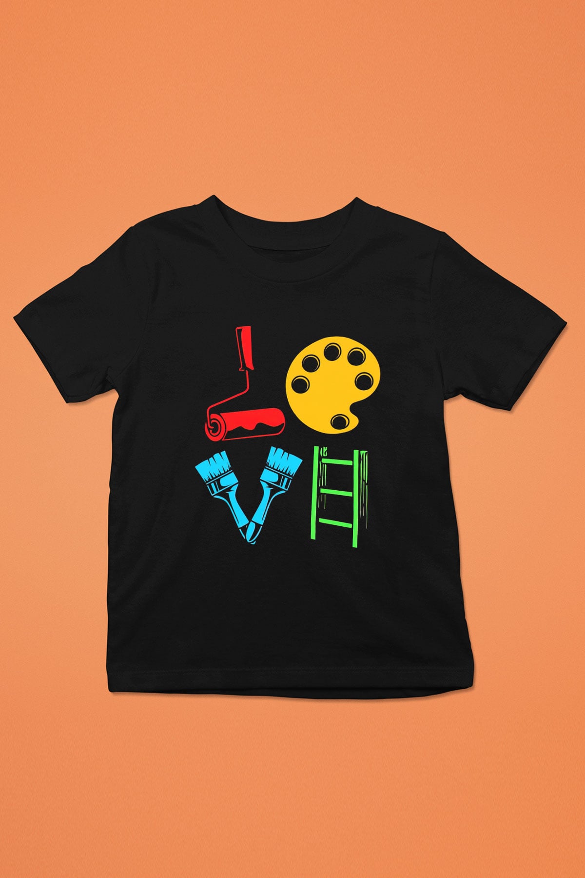 Badanacı Siyah Unisex Çocuk Tişört