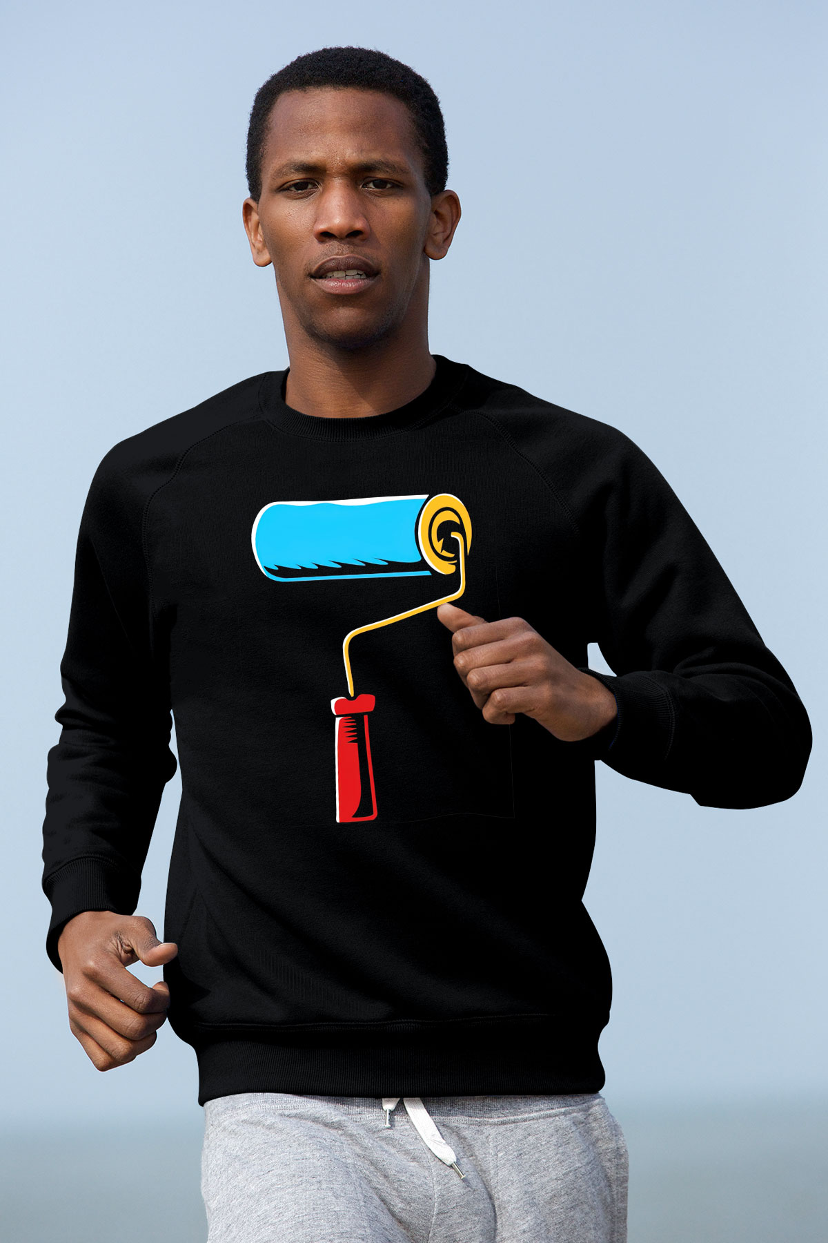 Badanacı Siyah Unisex Sweatshirt