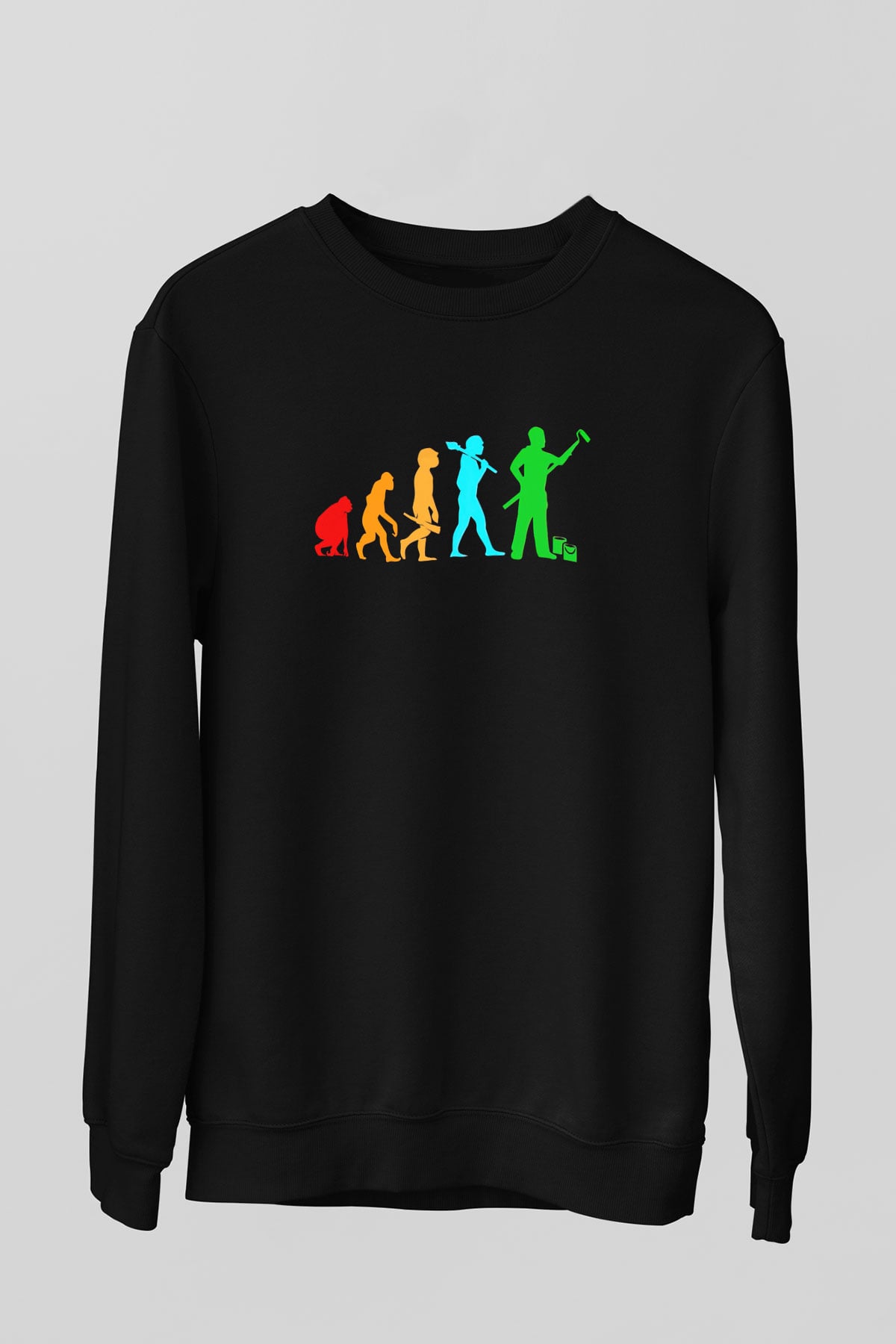 Badanacı Siyah Unisex Sweatshirt