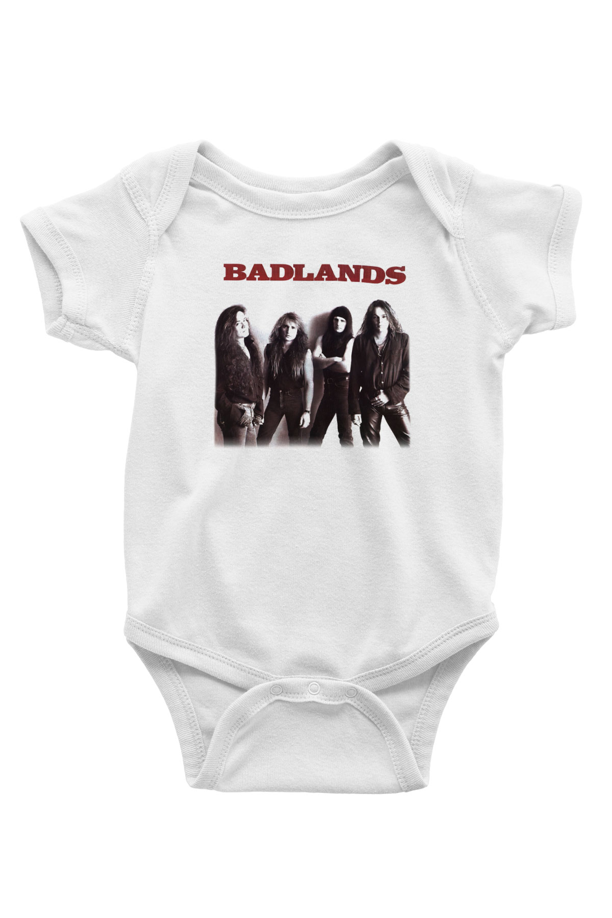 Badlands Baskılı Beyaz Unisex Bebek Body - Zıbın