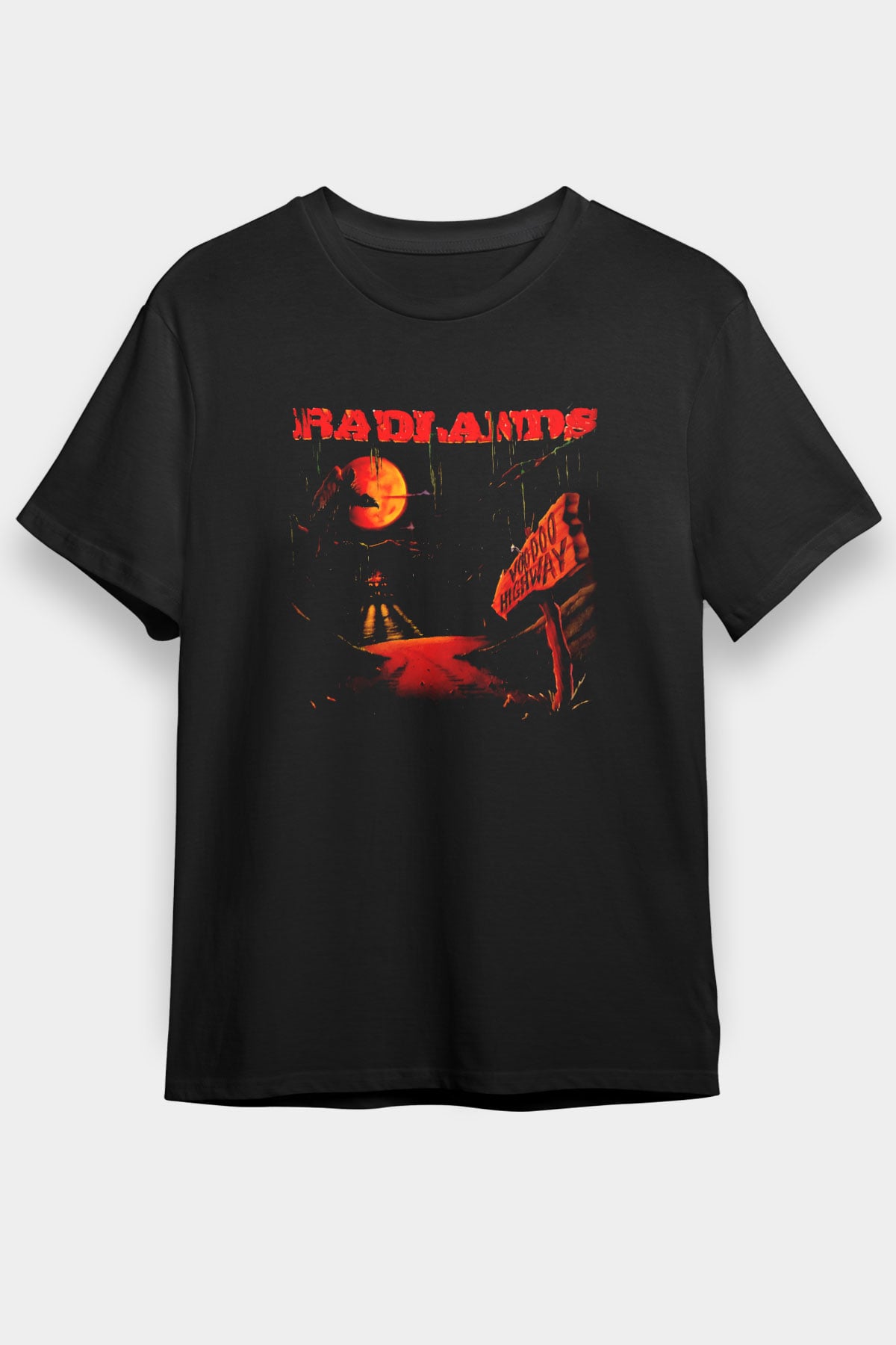 Badlands Siyah Unisex Tişört T-Shirt - TişörtFabrikası